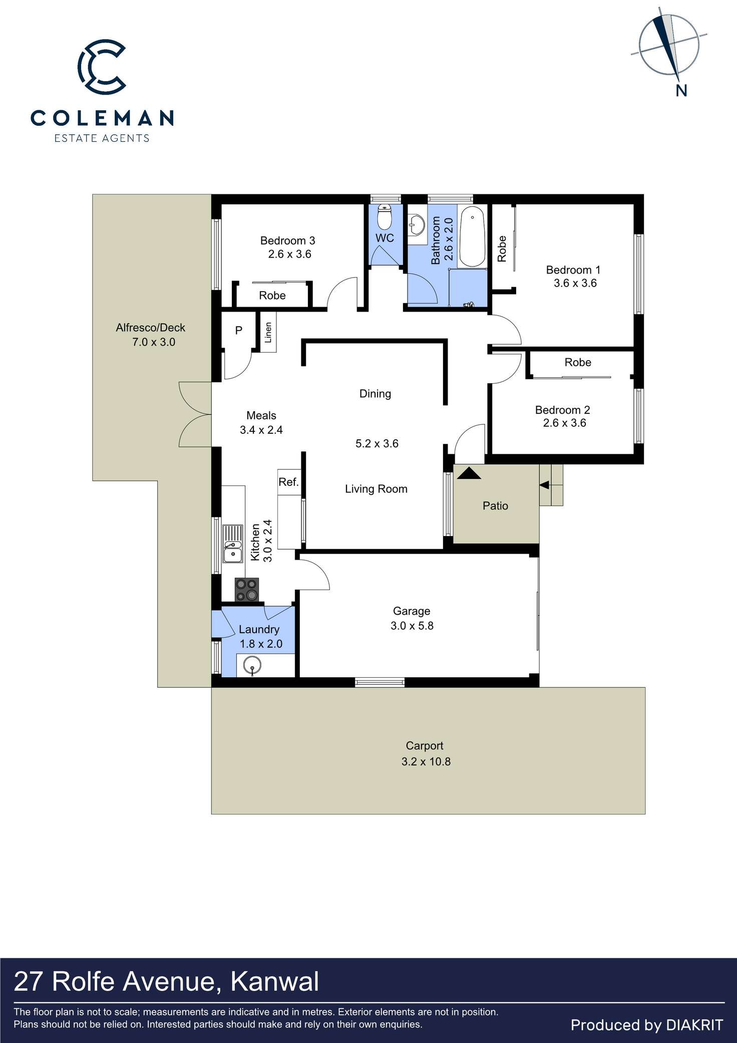 Floorplan of Homely house listing, 27 Rolfe Avenue, Kanwal NSW 2259