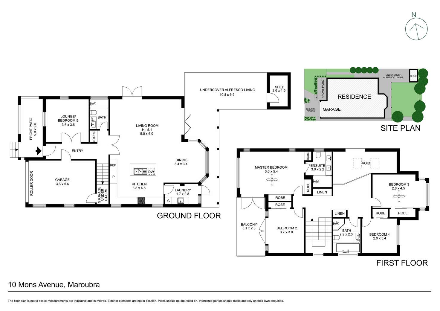 Floorplan of Homely house listing, 10 Mons Avenue, Maroubra NSW 2035