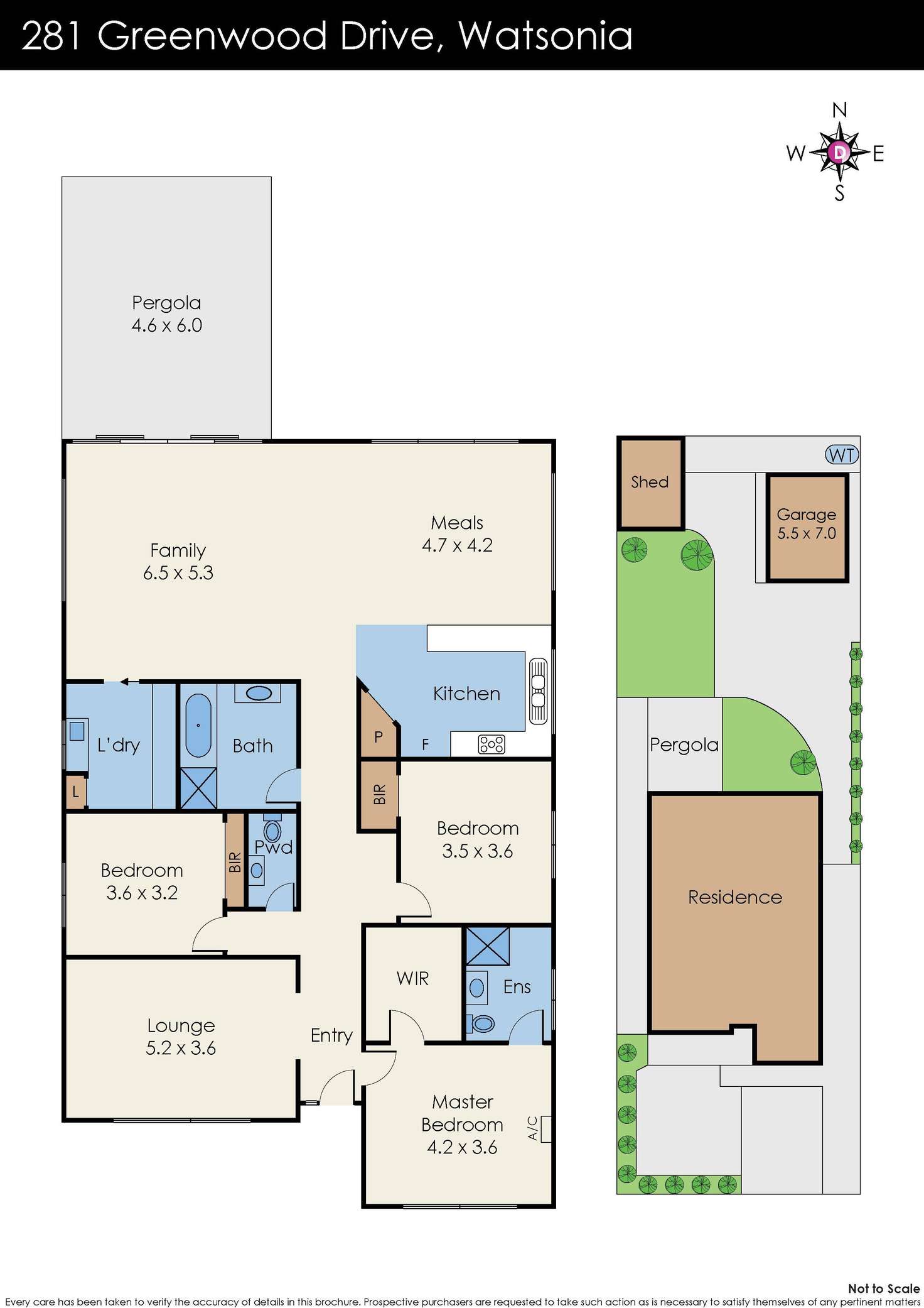 Floorplan of Homely house listing, 281 Greenwood Drive, Watsonia VIC 3087