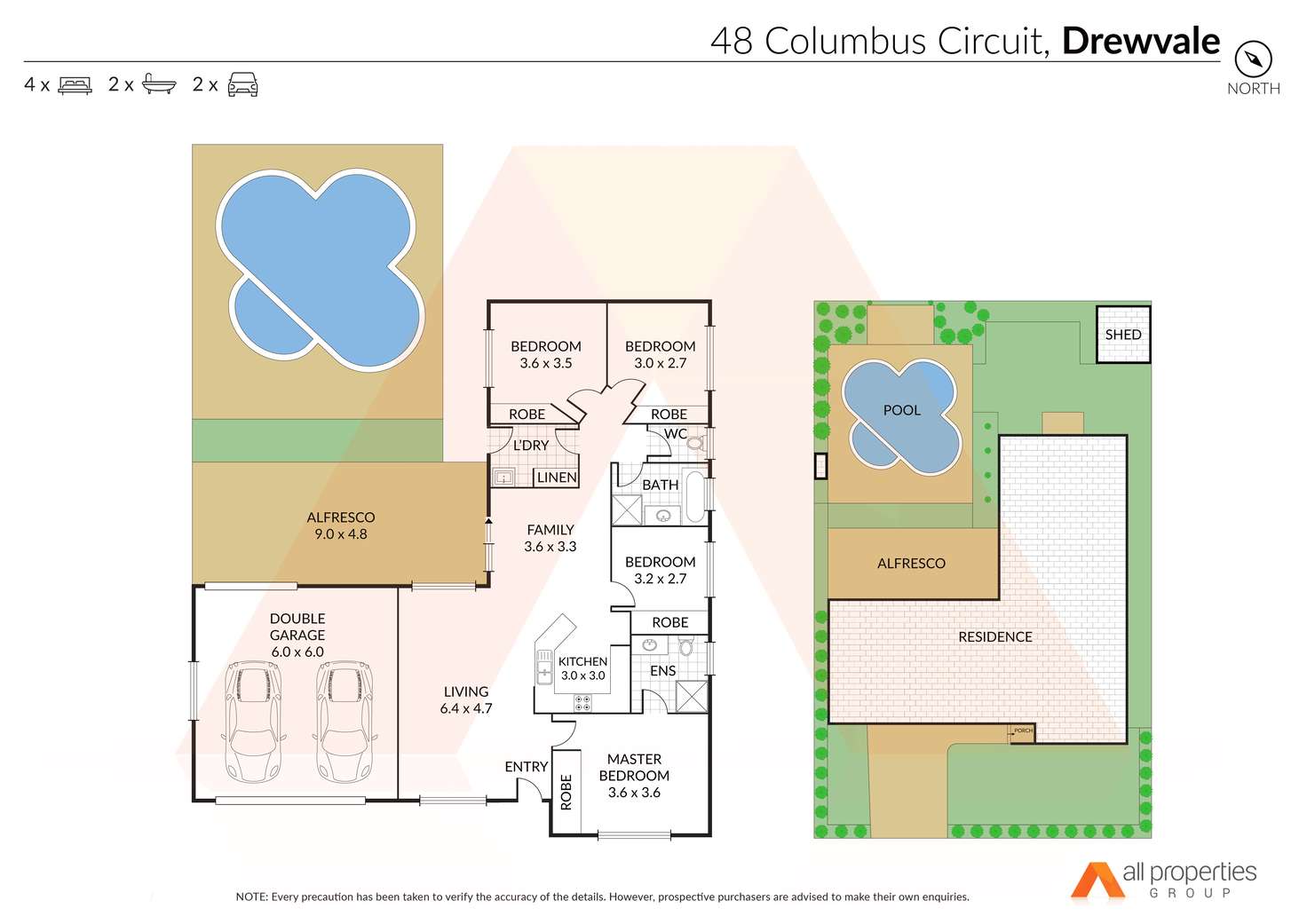 Floorplan of Homely house listing, 48 Columbus Circuit, Drewvale QLD 4116