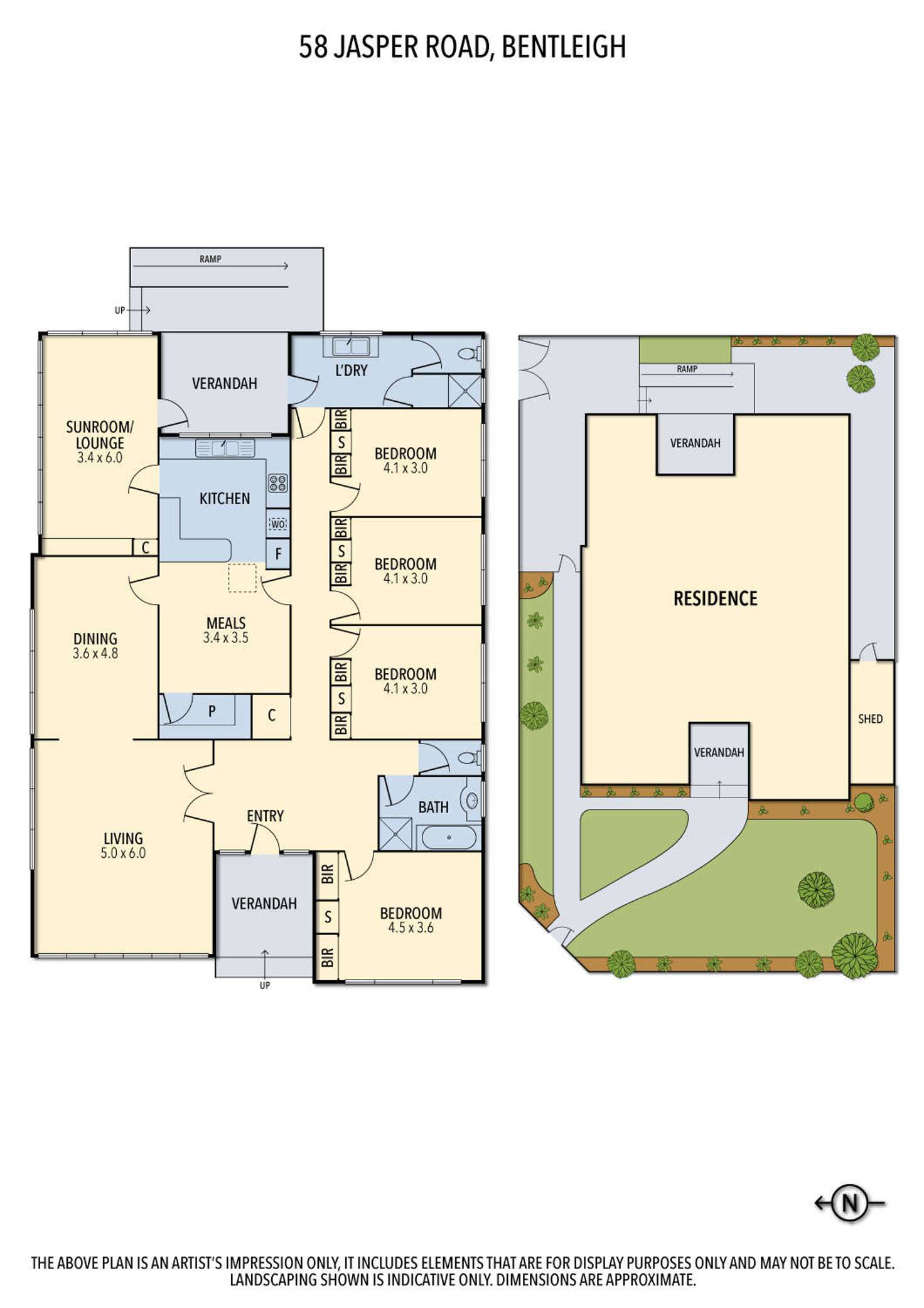 Floorplan of Homely unit listing, 1/58 Jasper Road, Bentleigh VIC 3204