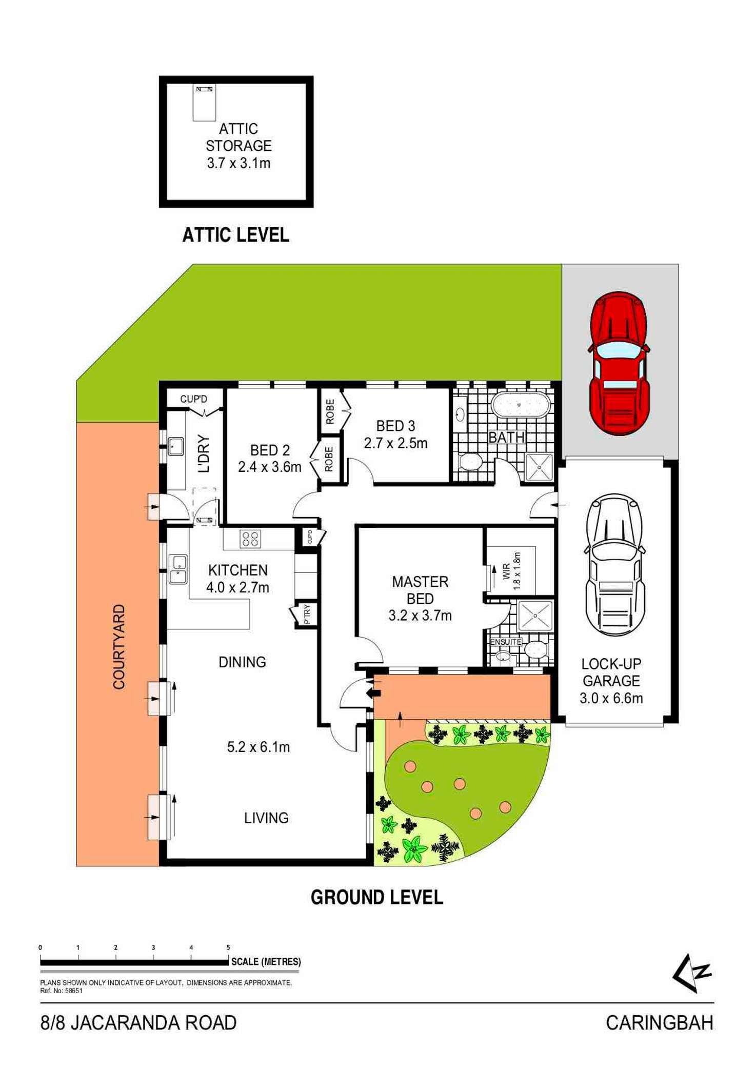 Floorplan of Homely villa listing, 8/8-14 Jacaranda Road, Caringbah NSW 2229
