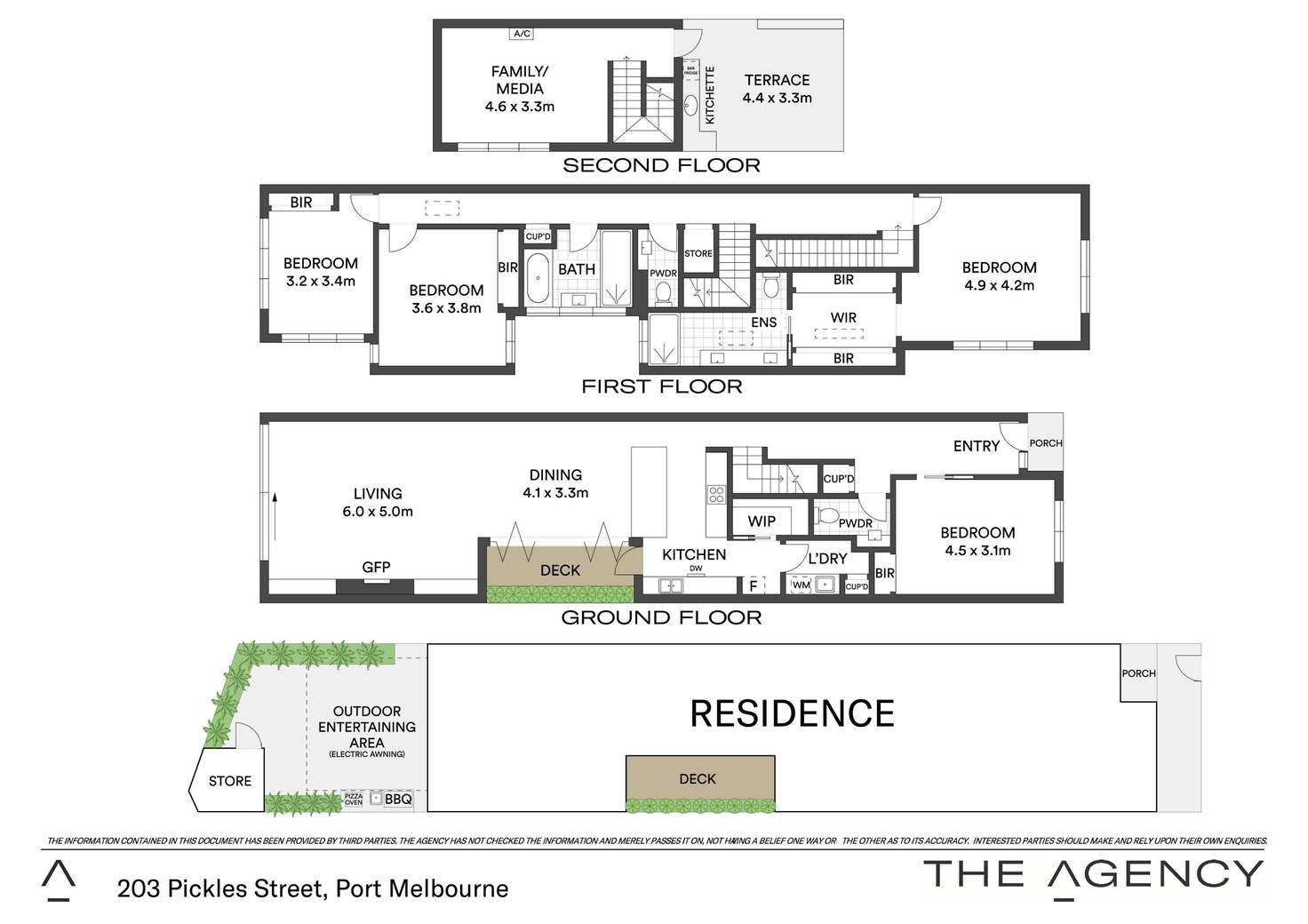 Floorplan of Homely house listing, 203 Pickles Street, Port Melbourne VIC 3207