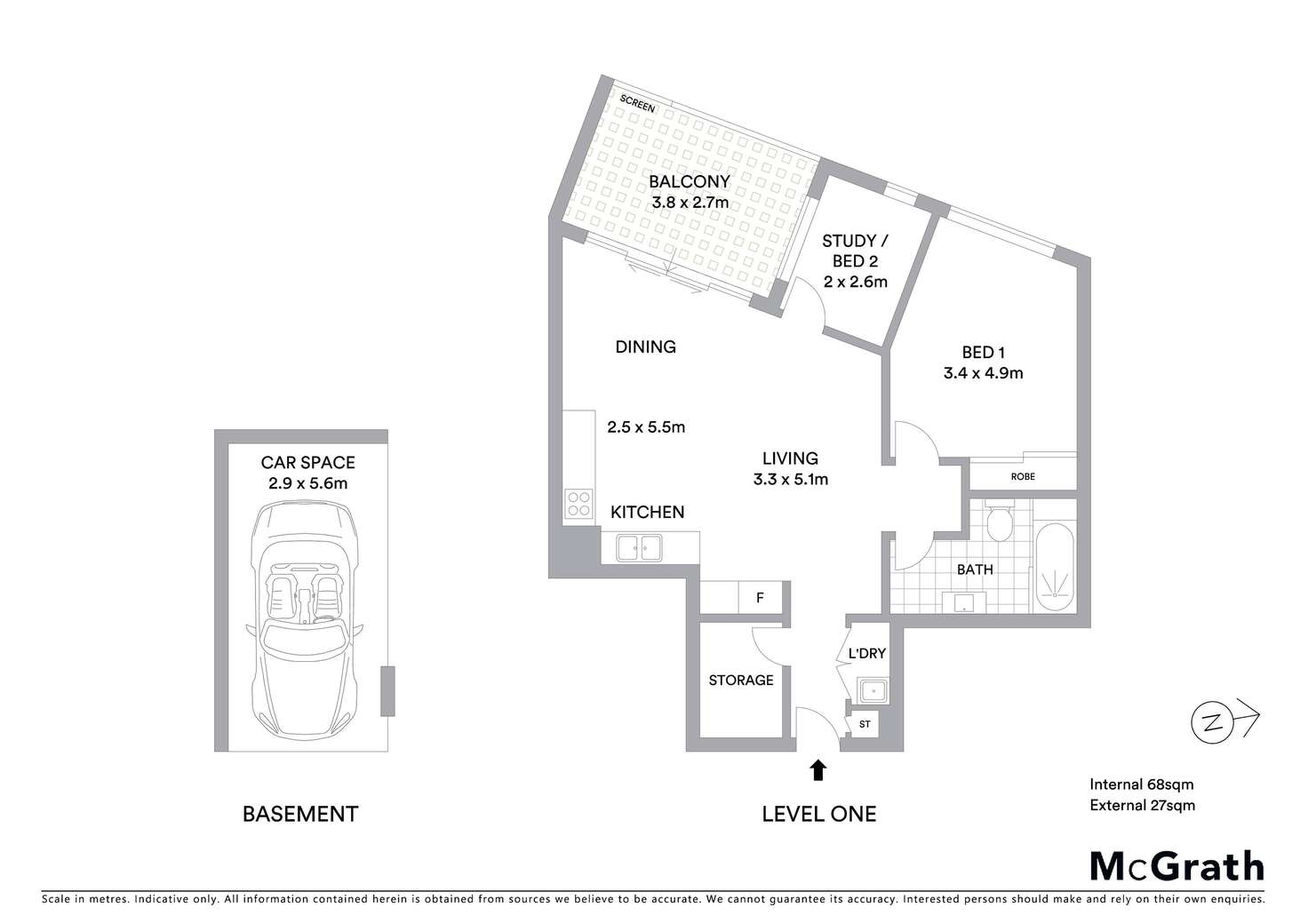 Floorplan of Homely unit listing, 7/374 Rocky Point Road, Sans Souci NSW 2219