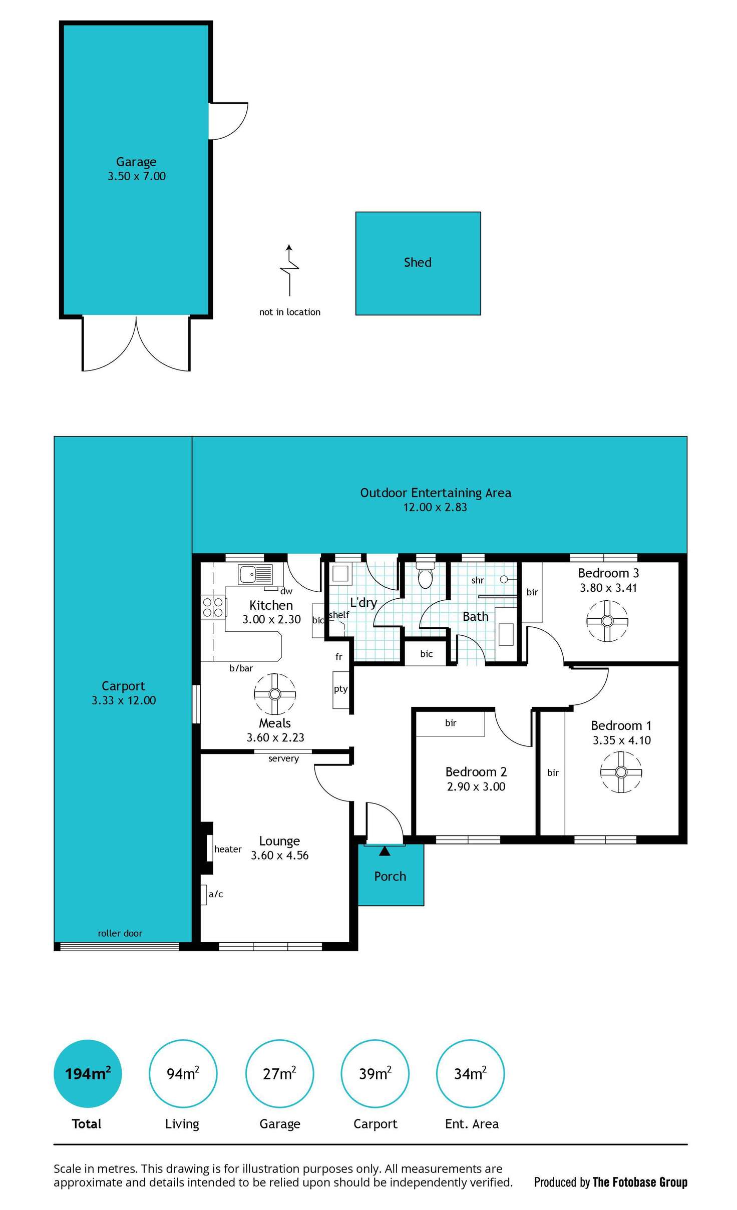 Floorplan of Homely house listing, 53 Thirza Avenue, Clovelly Park SA 5042