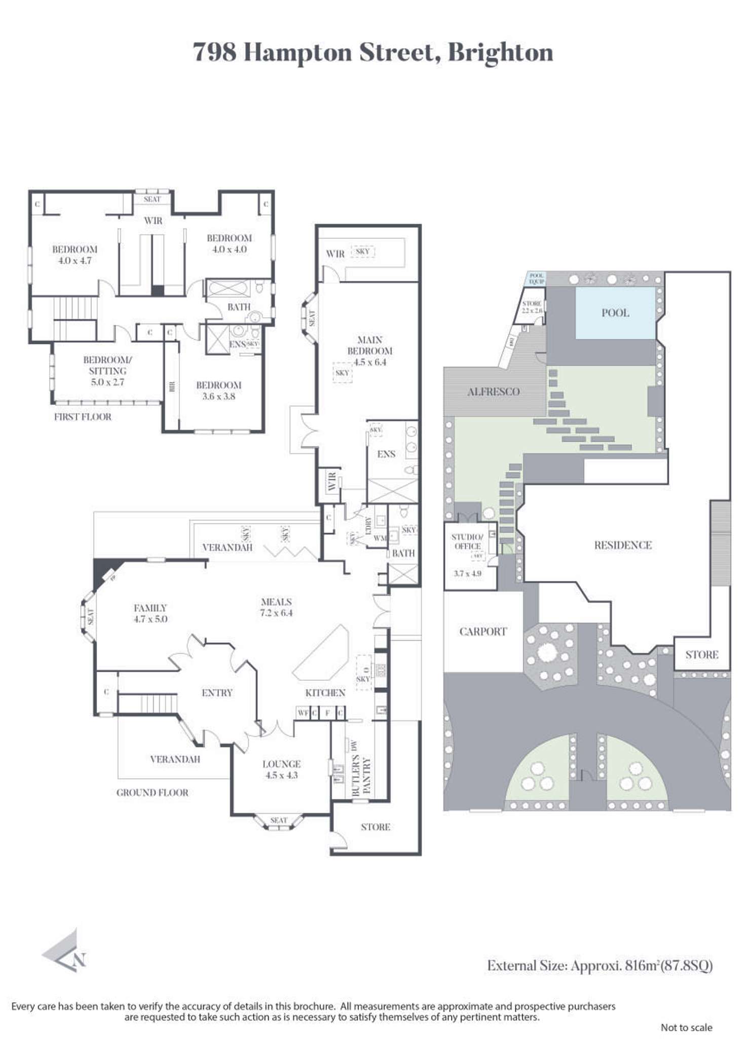 Floorplan of Homely house listing, 798 Hampton Street, Brighton VIC 3186