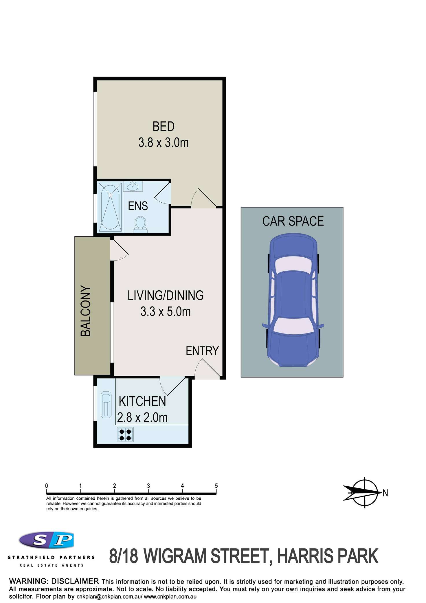 Floorplan of Homely apartment listing, 8/18 Wigram Street, Harris Park NSW 2150