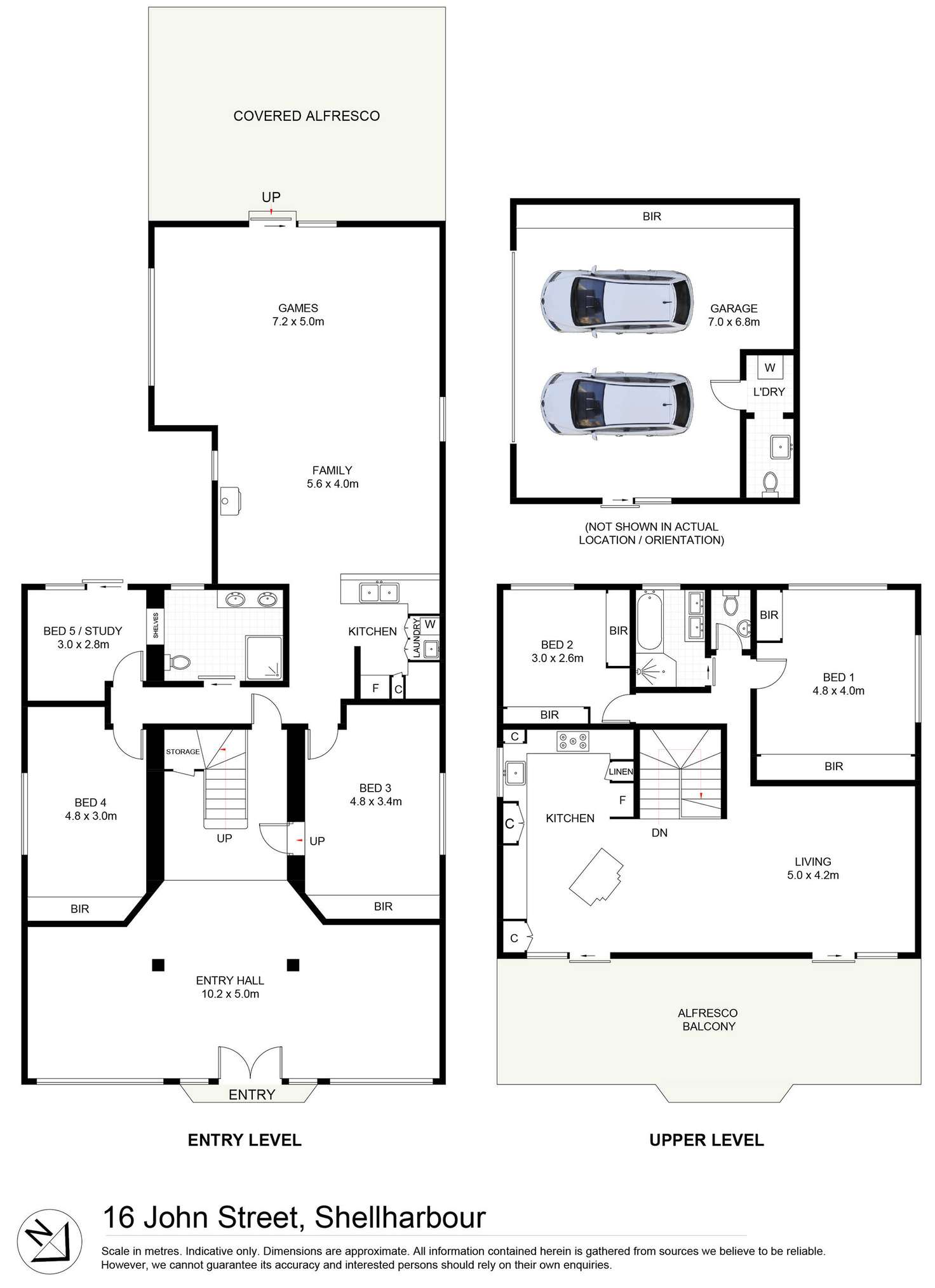 Floorplan of Homely house listing, 16 John Street, Shellharbour NSW 2529