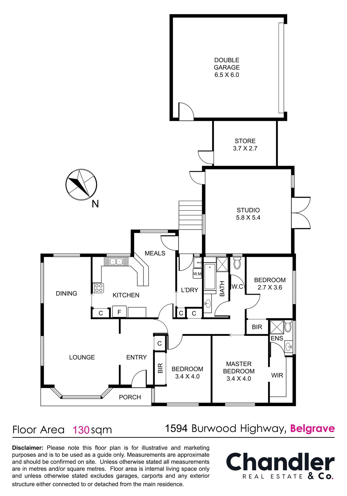 Floorplan of Homely house listing, 1594 Burwood Highway, Belgrave VIC 3160