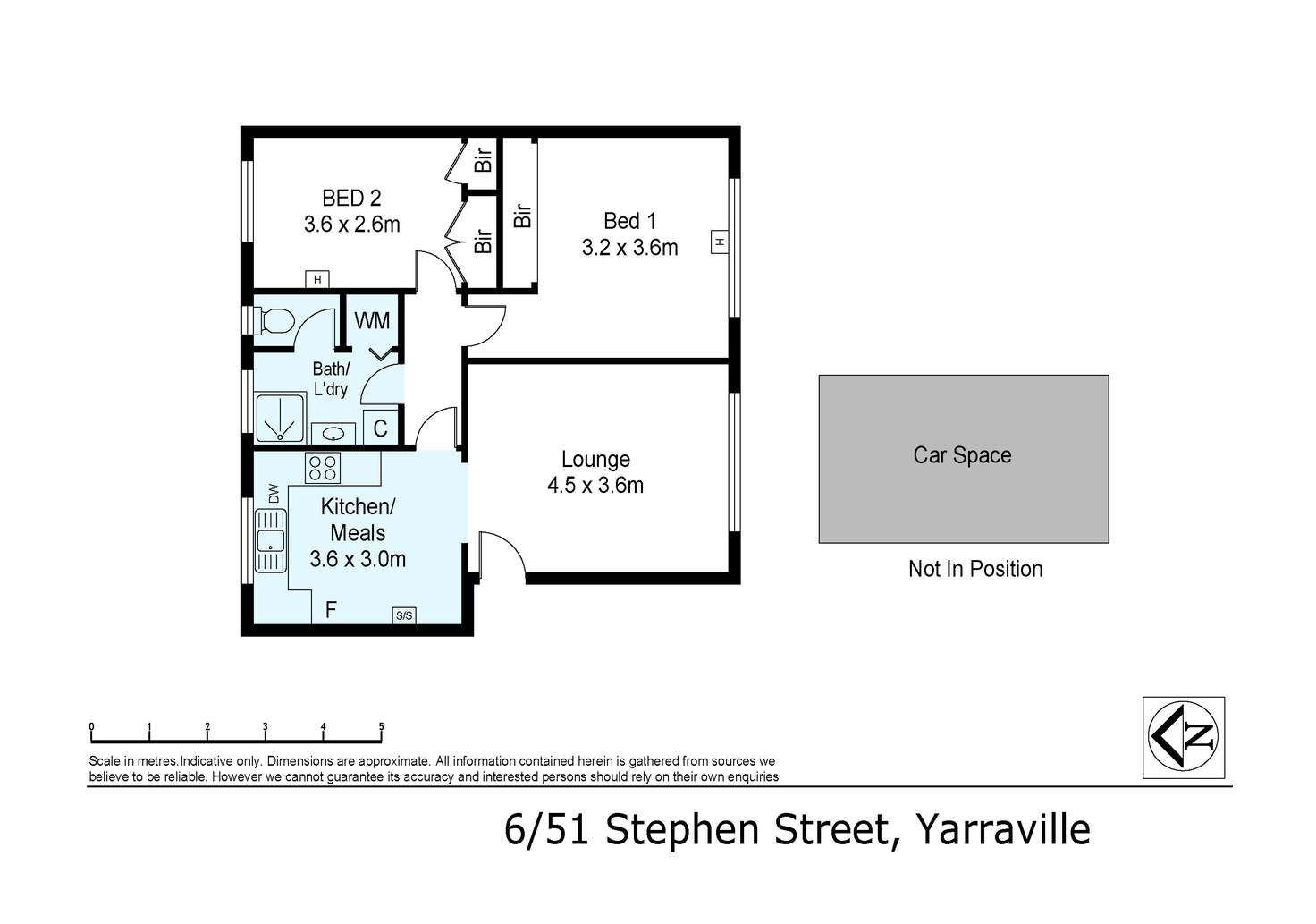 Floorplan of Homely apartment listing, 6/51 Stephen Street,, Yarraville VIC 3013