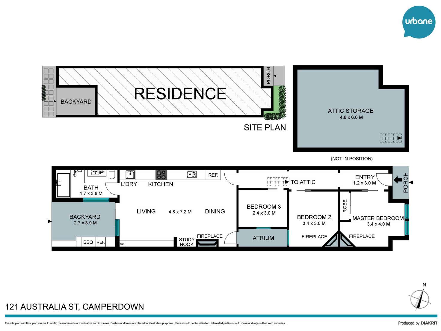 Floorplan of Homely terrace listing, 121 Australia Street, Camperdown NSW 2050