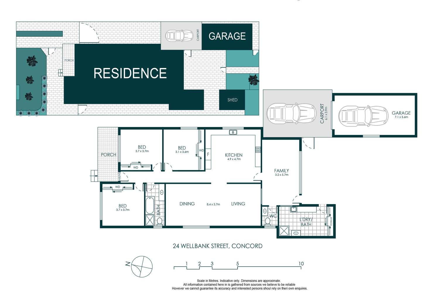 Floorplan of Homely house listing, 24 Wellbank Street, Concord NSW 2137