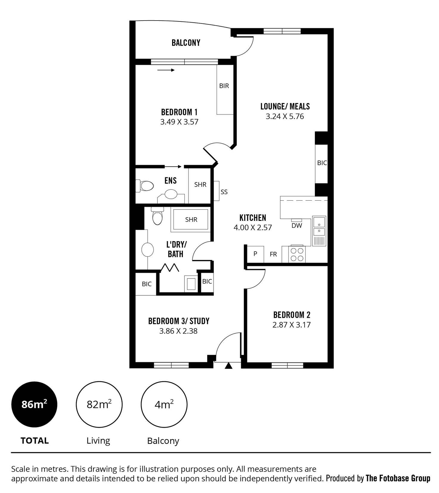 Floorplan of Homely apartment listing, B11/188 Carrington Street, Adelaide SA 5000