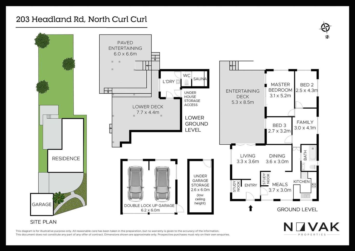 Floorplan of Homely house listing, 203 Headland Road, North Curl Curl NSW 2099
