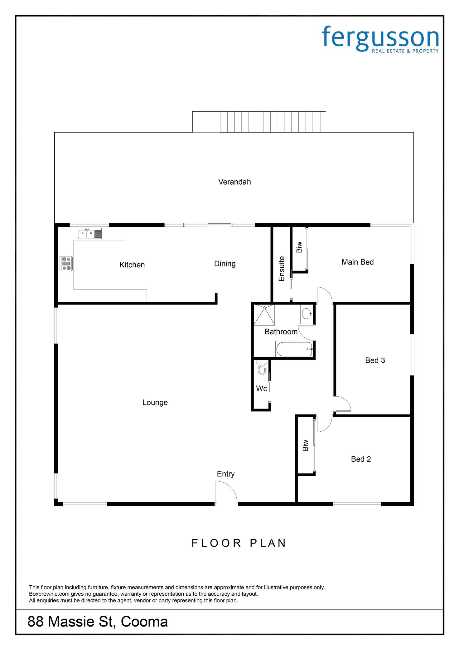 Floorplan of Homely house listing, 88 Massie Street, Cooma NSW 2630