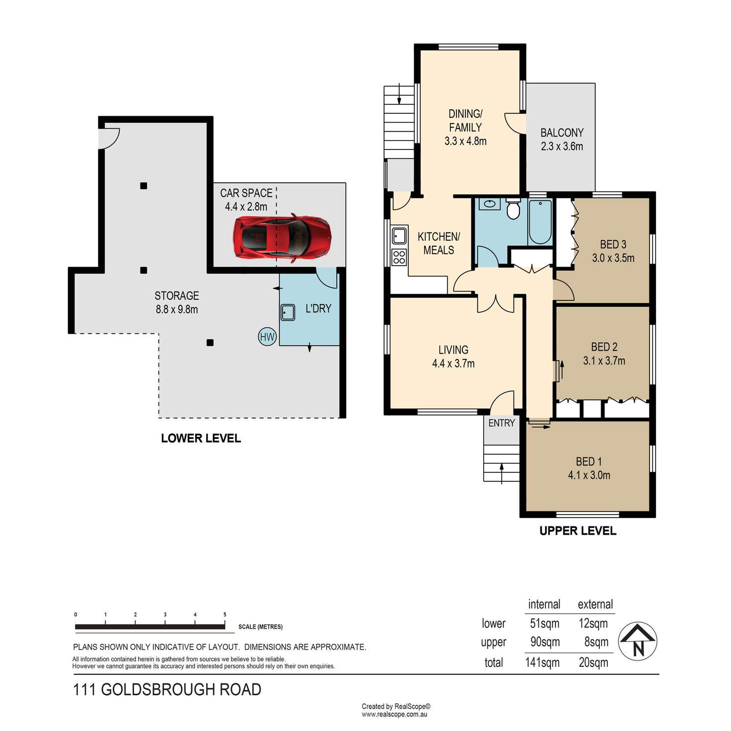 Floorplan of Homely house listing, 111 Goldsbrough Road, Taringa QLD 4068