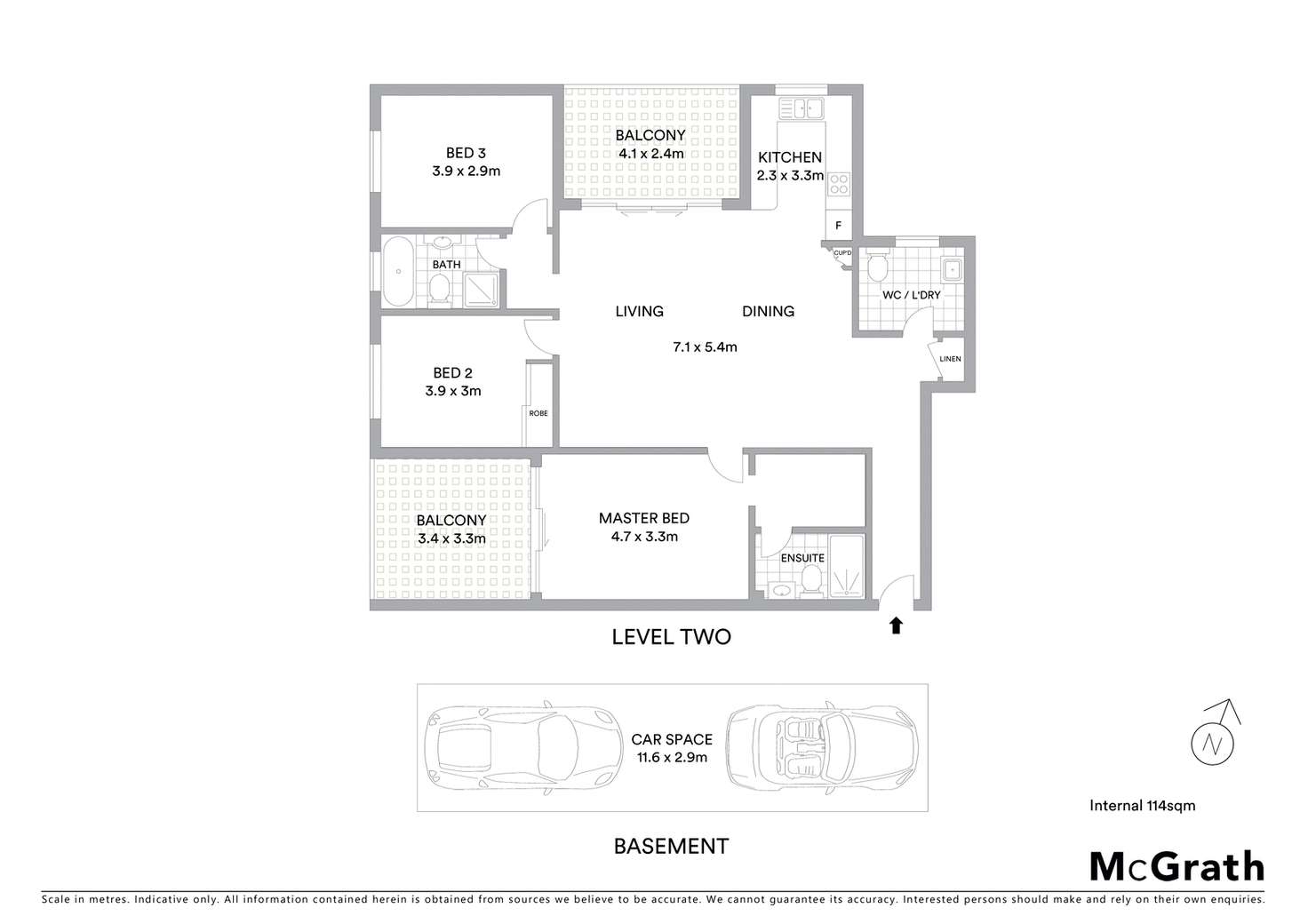 Floorplan of Homely apartment listing, 15/9 Kilbenny Street, Kellyville Ridge NSW 2155