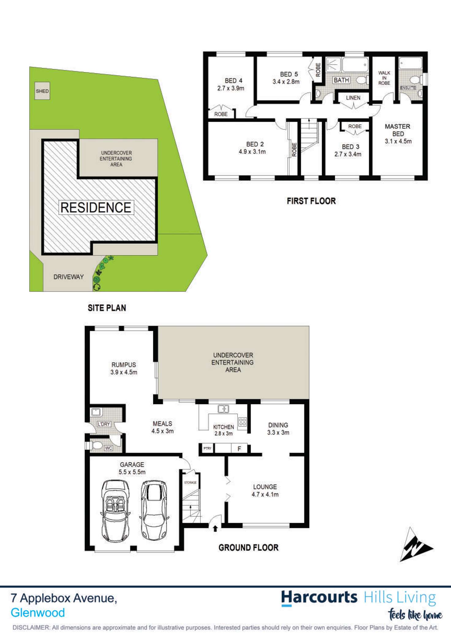 Floorplan of Homely house listing, 7 Applebox Avenue, Glenwood NSW 2768