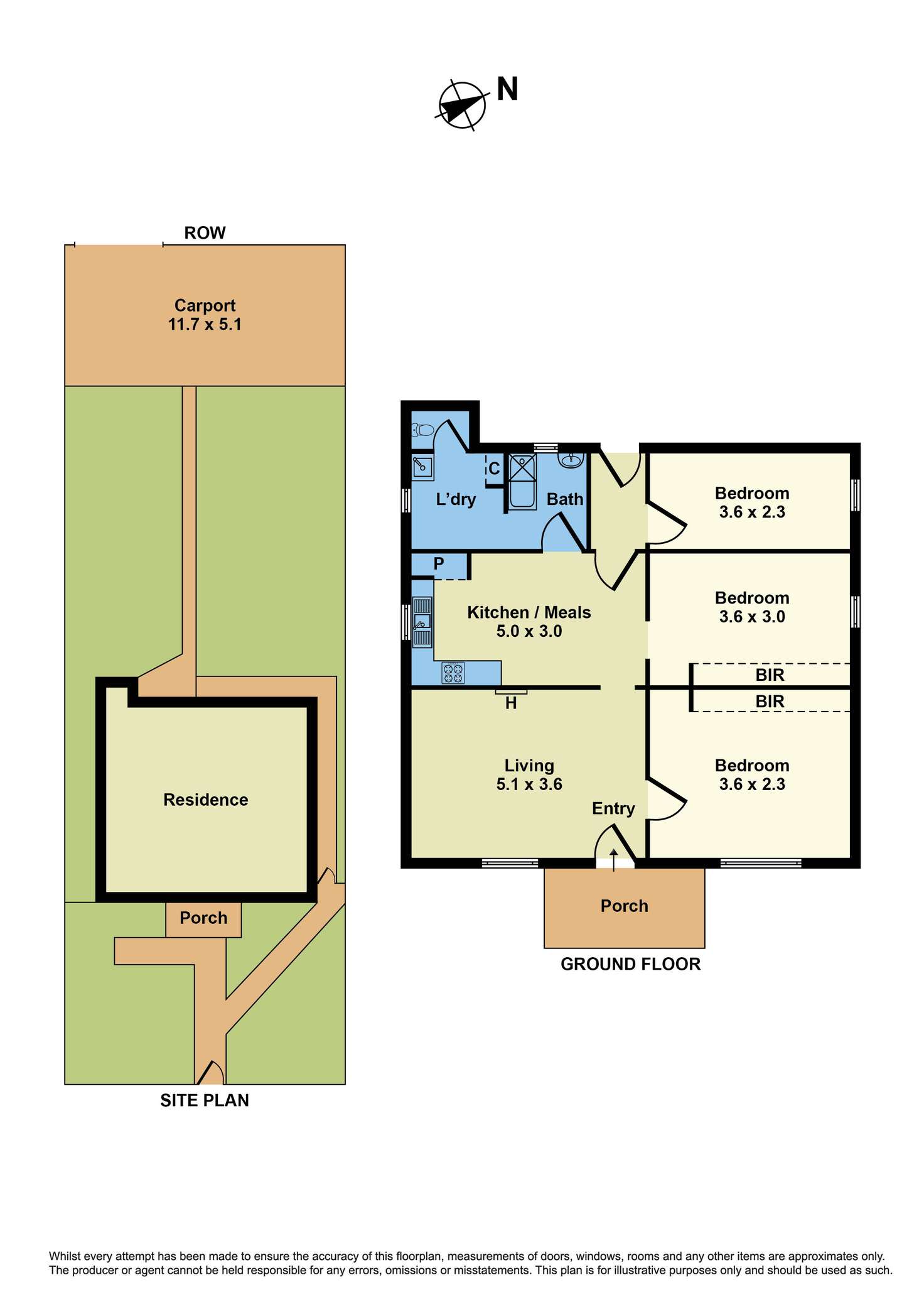 Floorplan of Homely house listing, 3 Tyler Street, Sunshine VIC 3020