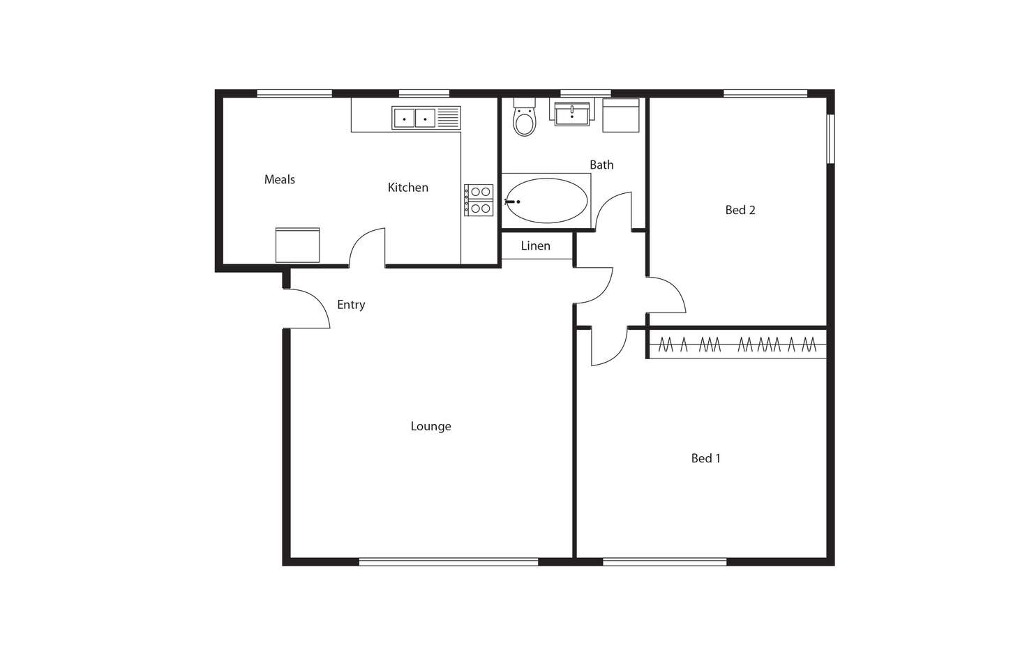 Floorplan of Homely apartment listing, 14/143 Carruthers Street, Curtin ACT 2605