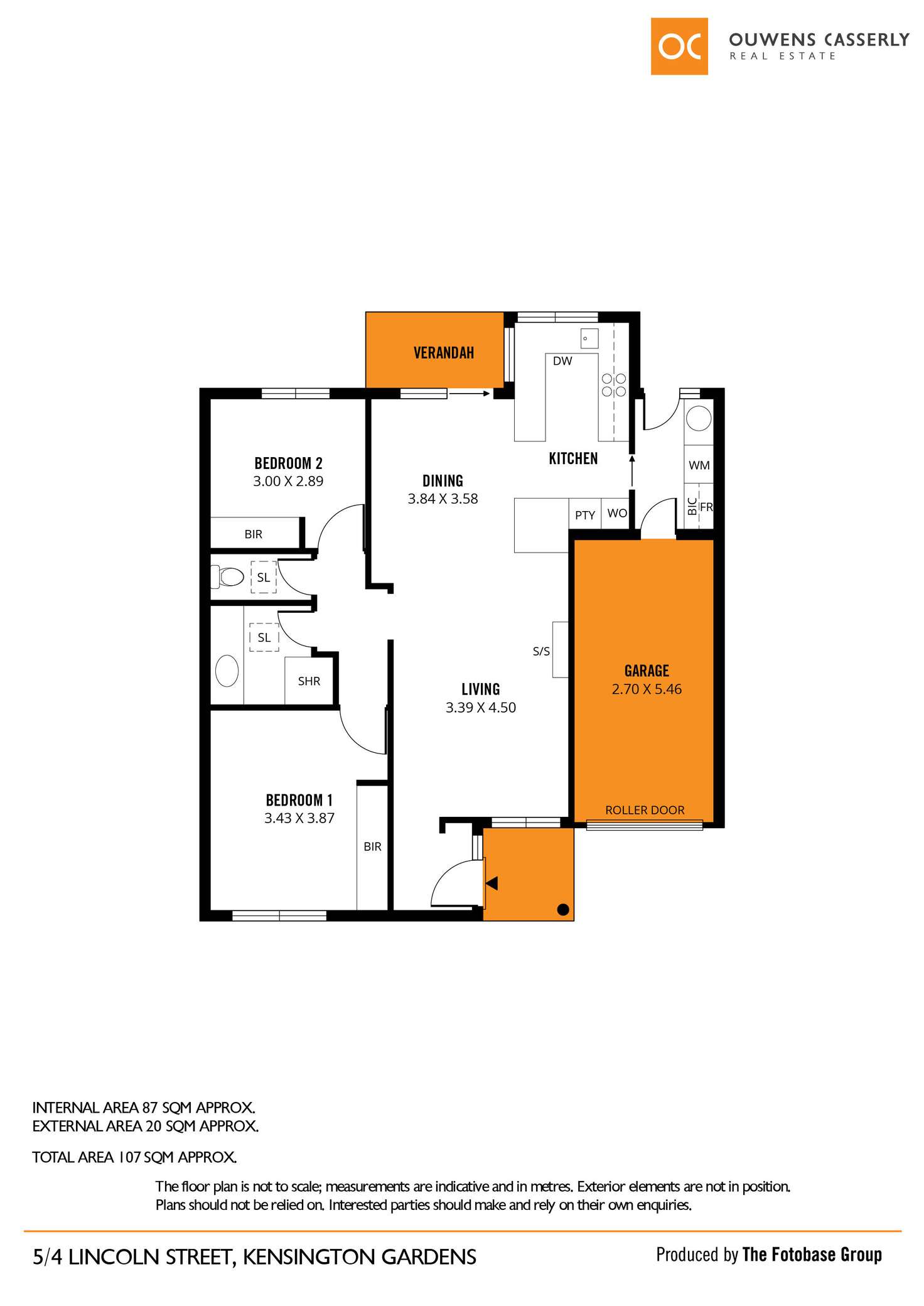 Floorplan of Homely unit listing, 5/4 Lincoln Street, Kensington Gardens SA 5068