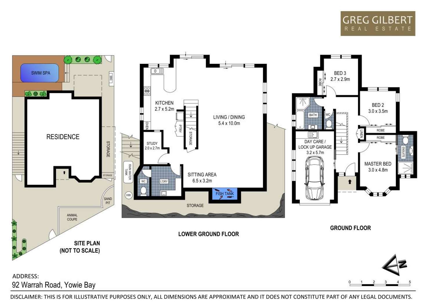 Floorplan of Homely townhouse listing, 92 Warrah Road, Yowie Bay NSW 2228