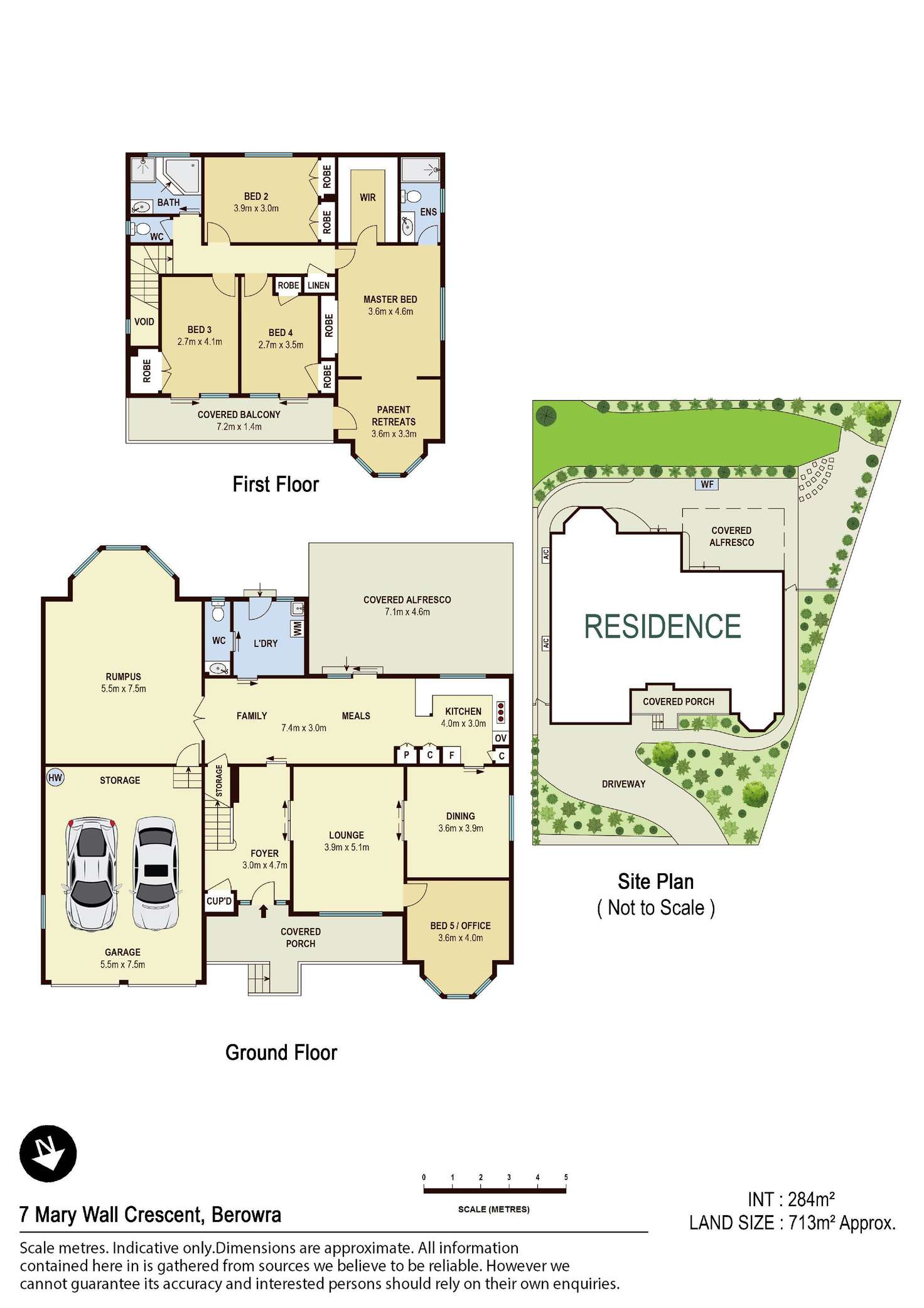 Floorplan of Homely house listing, 7 Mary Wall Crescent, Berowra NSW 2081