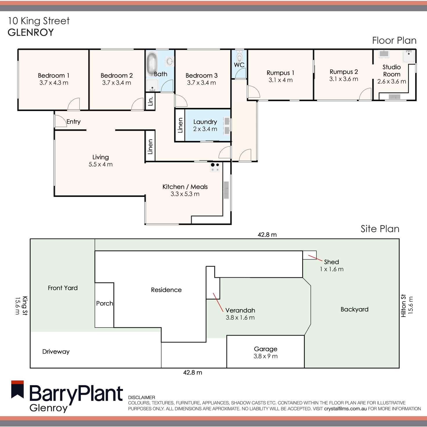 Floorplan of Homely house listing, 10 King Street, Glenroy VIC 3046