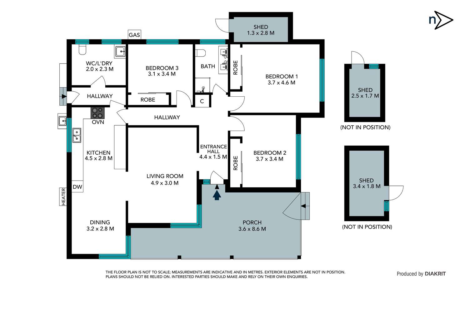 Floorplan of Homely house listing, 19 Monash Street, Lalor VIC 3075