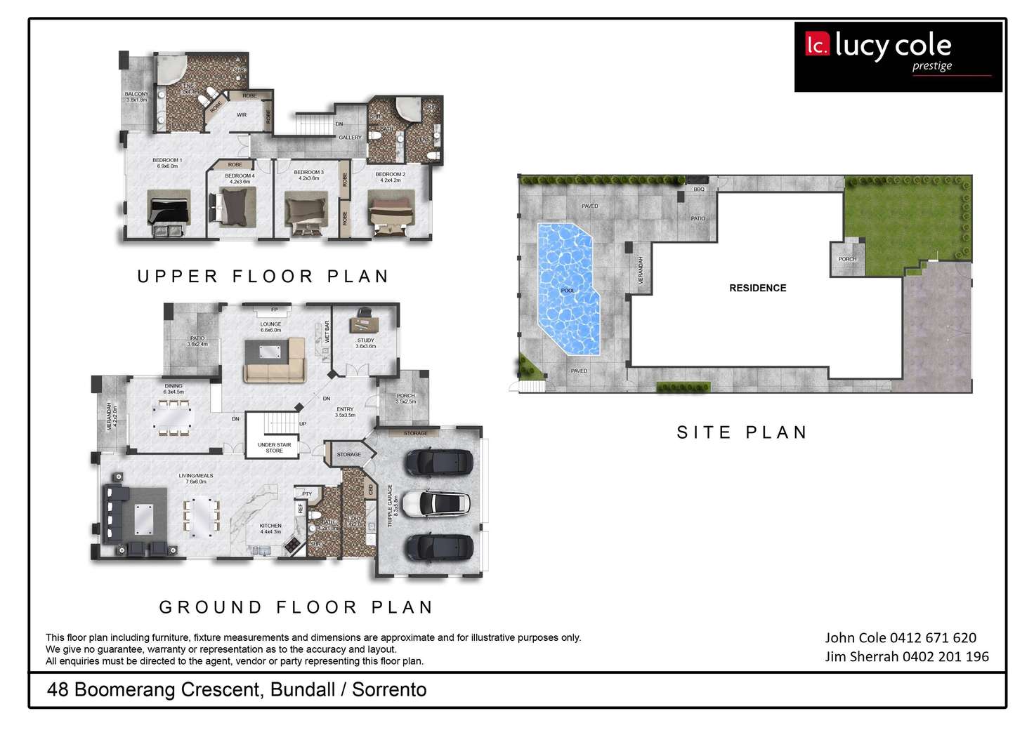 Floorplan of Homely house listing, 48 Boomerang Crescent, Bundall QLD 4217