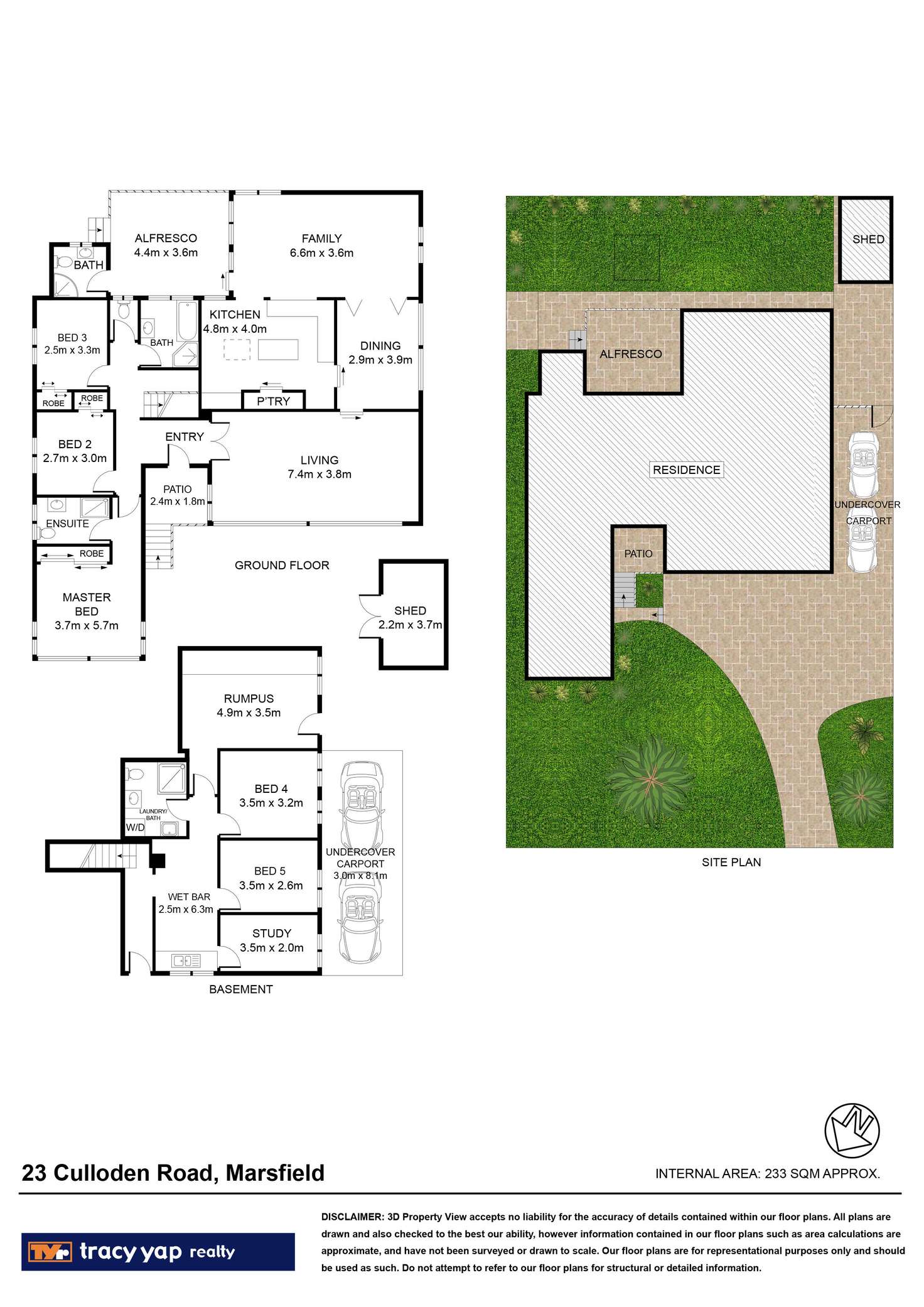Floorplan of Homely house listing, 23 Culloden Road, Marsfield NSW 2122