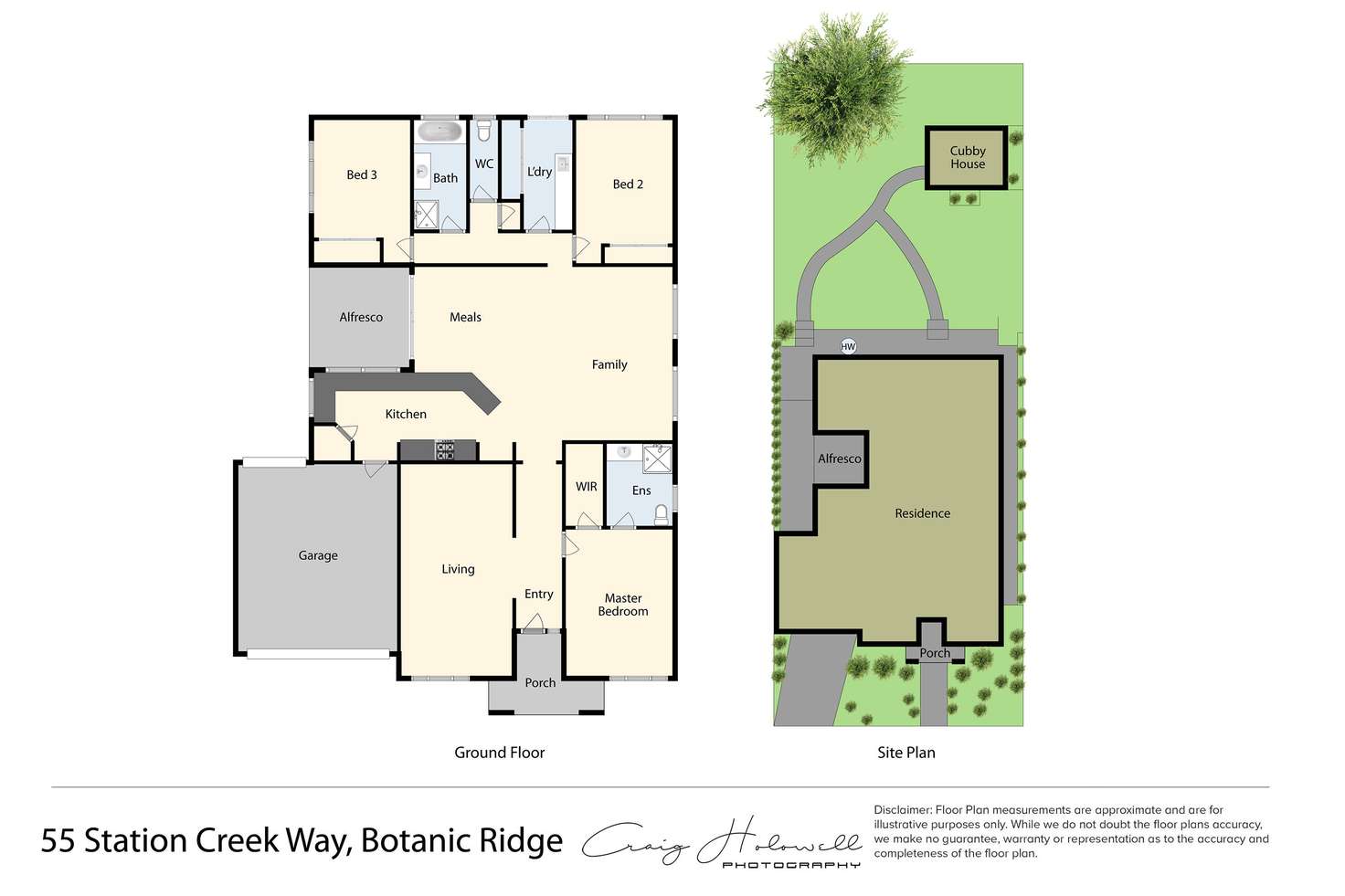 Floorplan of Homely house listing, 55 Station Creek Way, Botanic Ridge VIC 3977