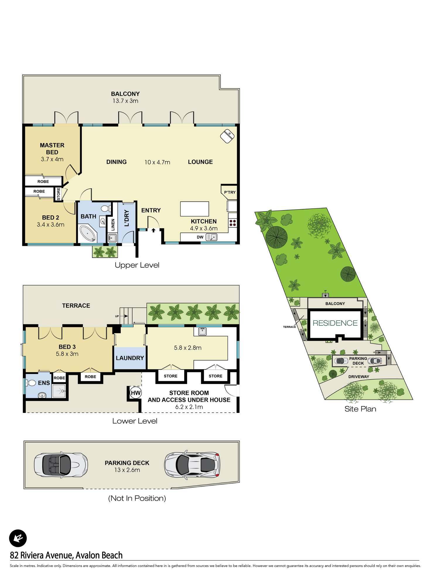 Floorplan of Homely house listing, 82 Riviera Avenue, Avalon Beach NSW 2107