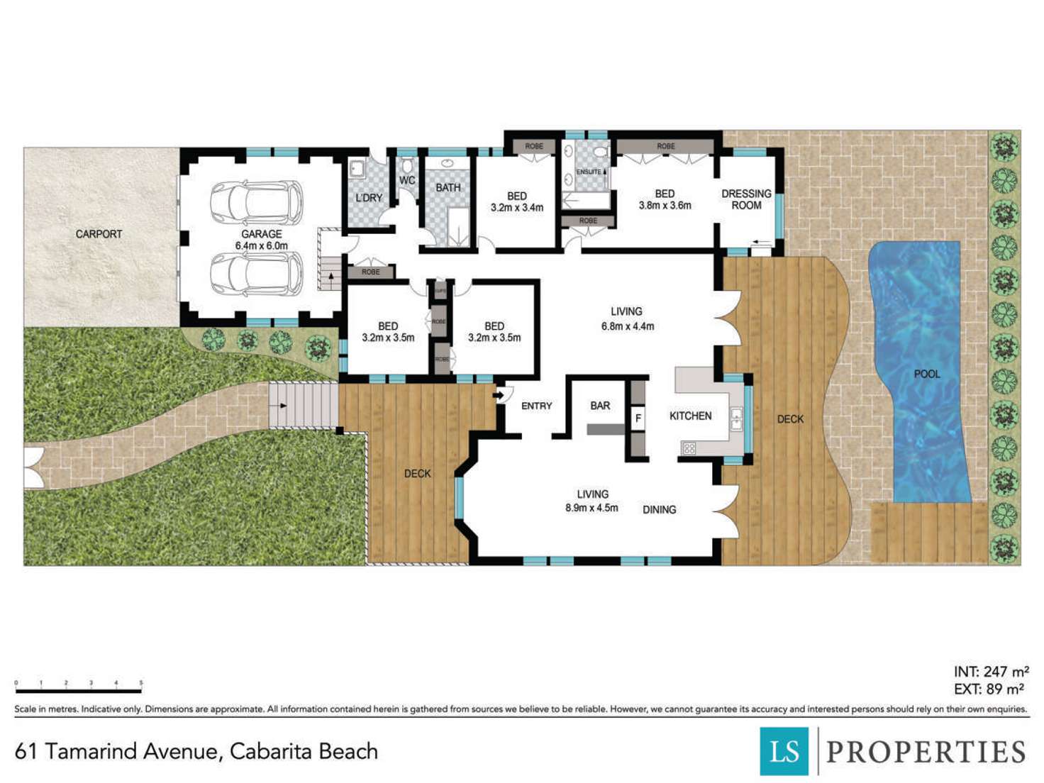 Floorplan of Homely house listing, 61 Tamarind Avenue, Bogangar NSW 2488