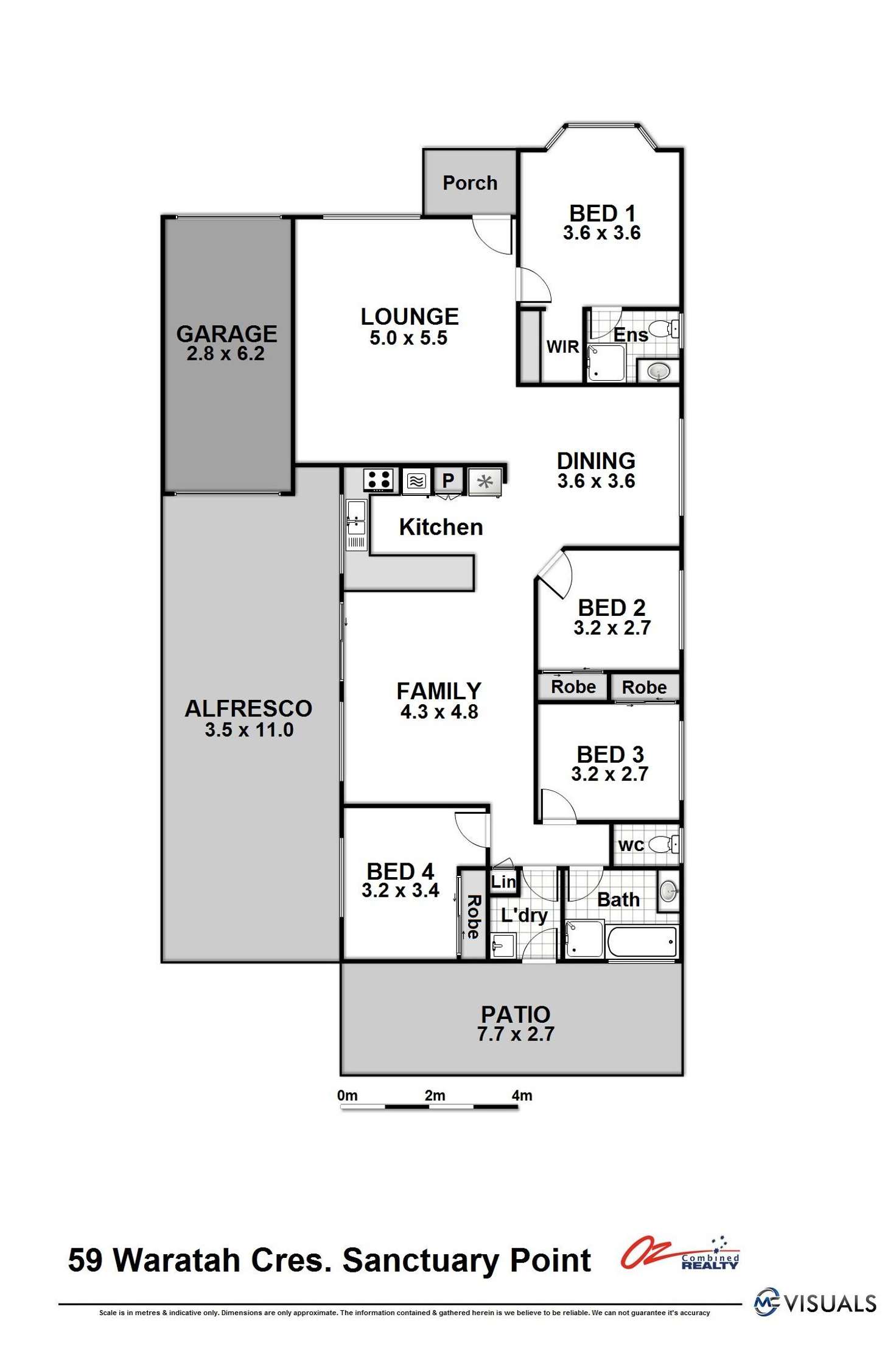 Floorplan of Homely house listing, 59 Waratah Crescent, Sanctuary Point NSW 2540