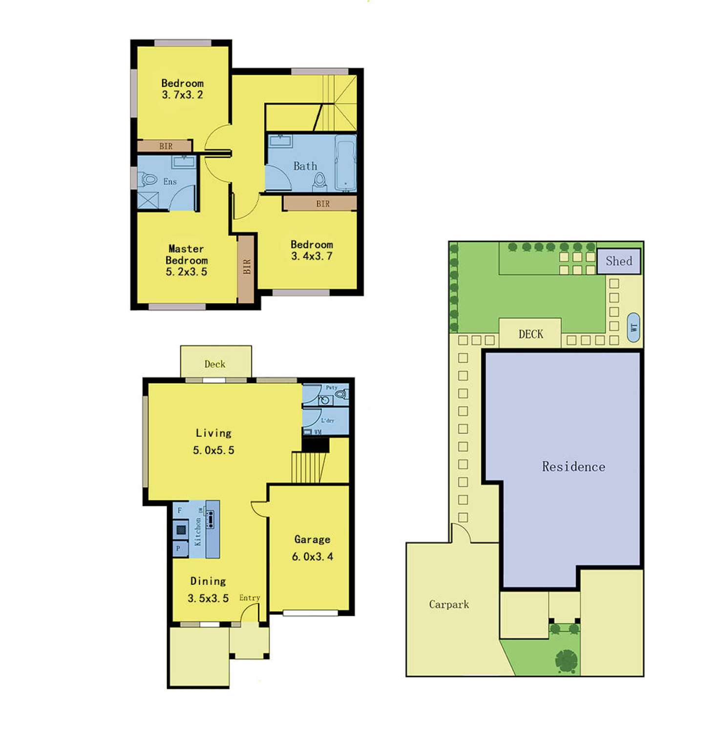 Floorplan of Homely townhouse listing, 17/5 Annafee Avenue, Keysborough VIC 3173