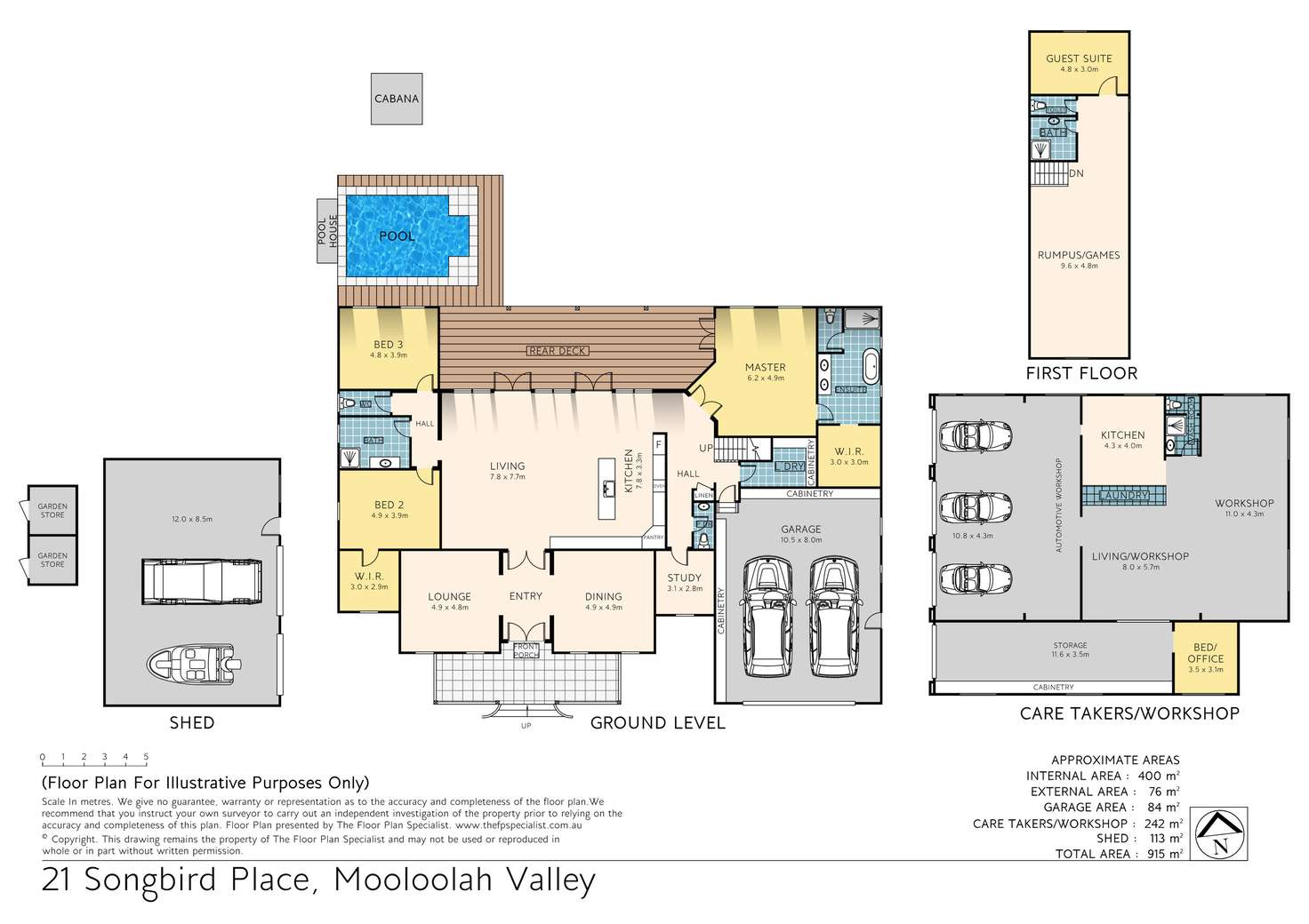 Floorplan of Homely house listing, 21 Songbird Place, Mooloolah Valley QLD 4553