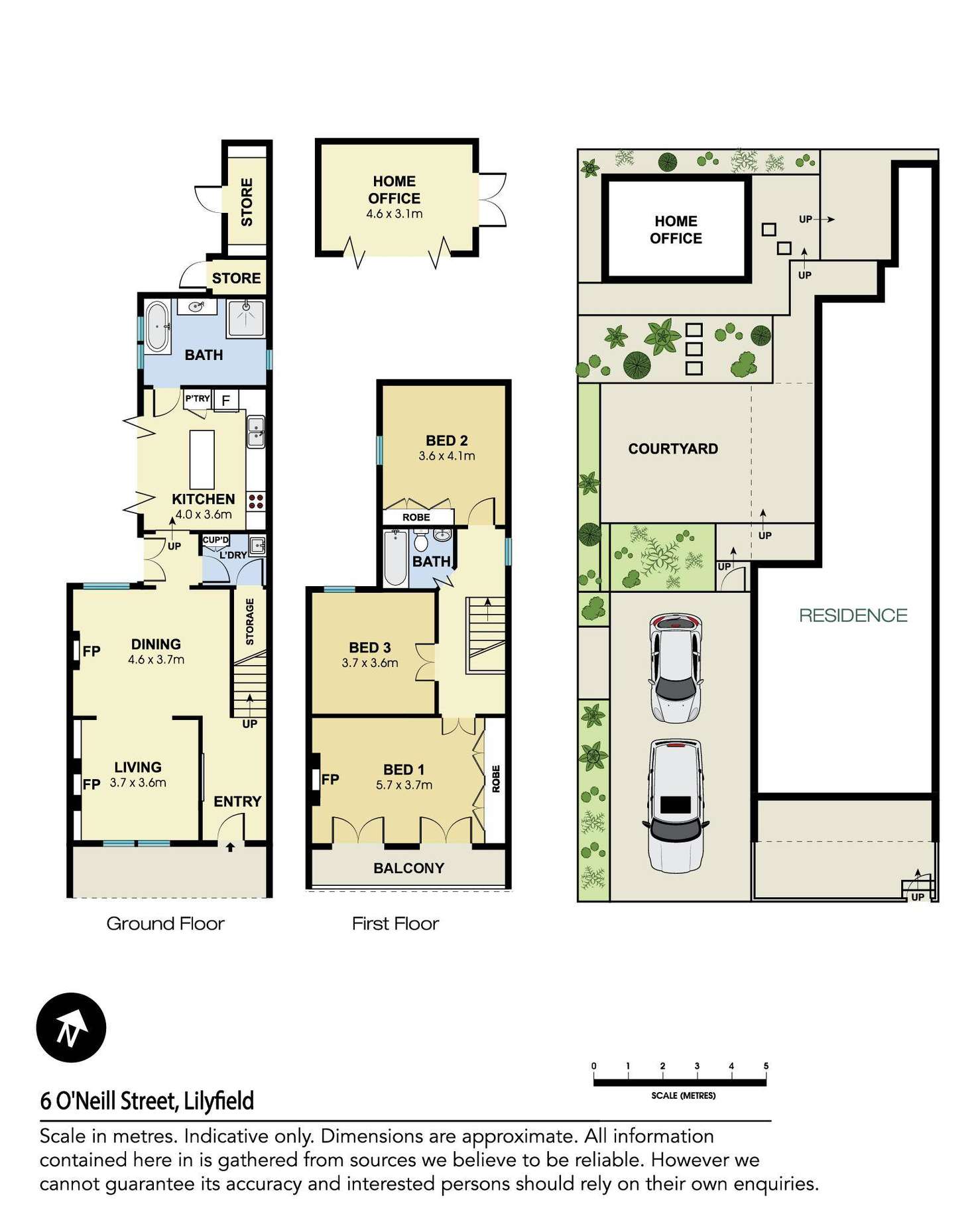 Floorplan of Homely house listing, 6 O'Neill Street, Lilyfield NSW 2040