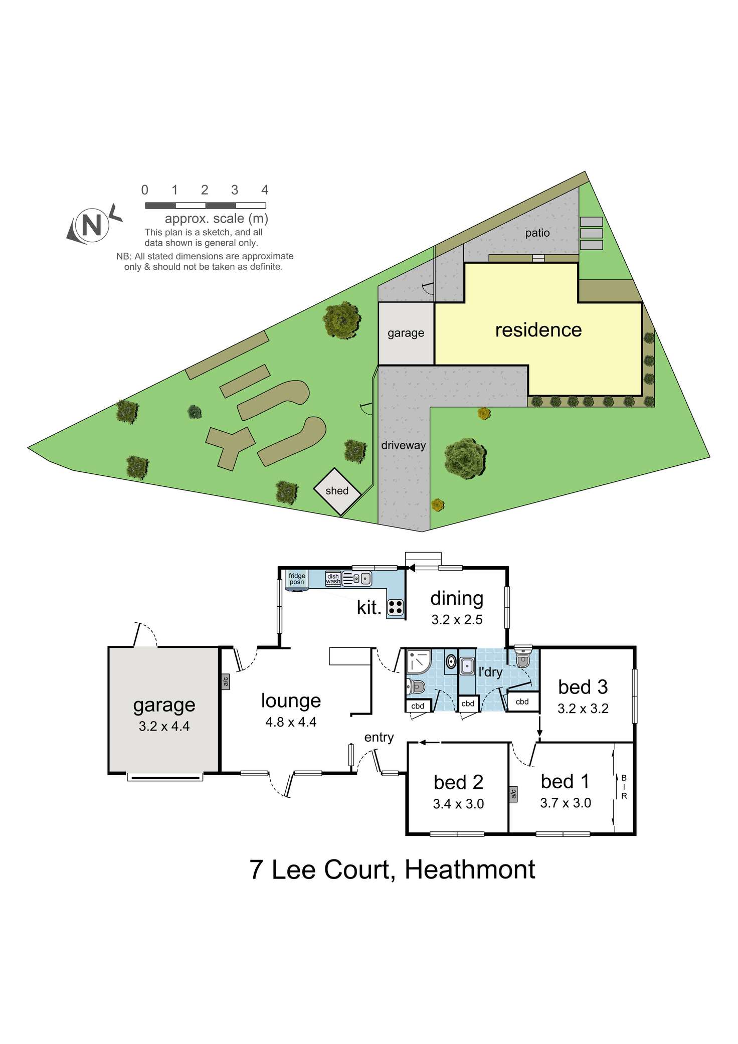 Floorplan of Homely house listing, 7 Lee Court, Heathmont VIC 3135