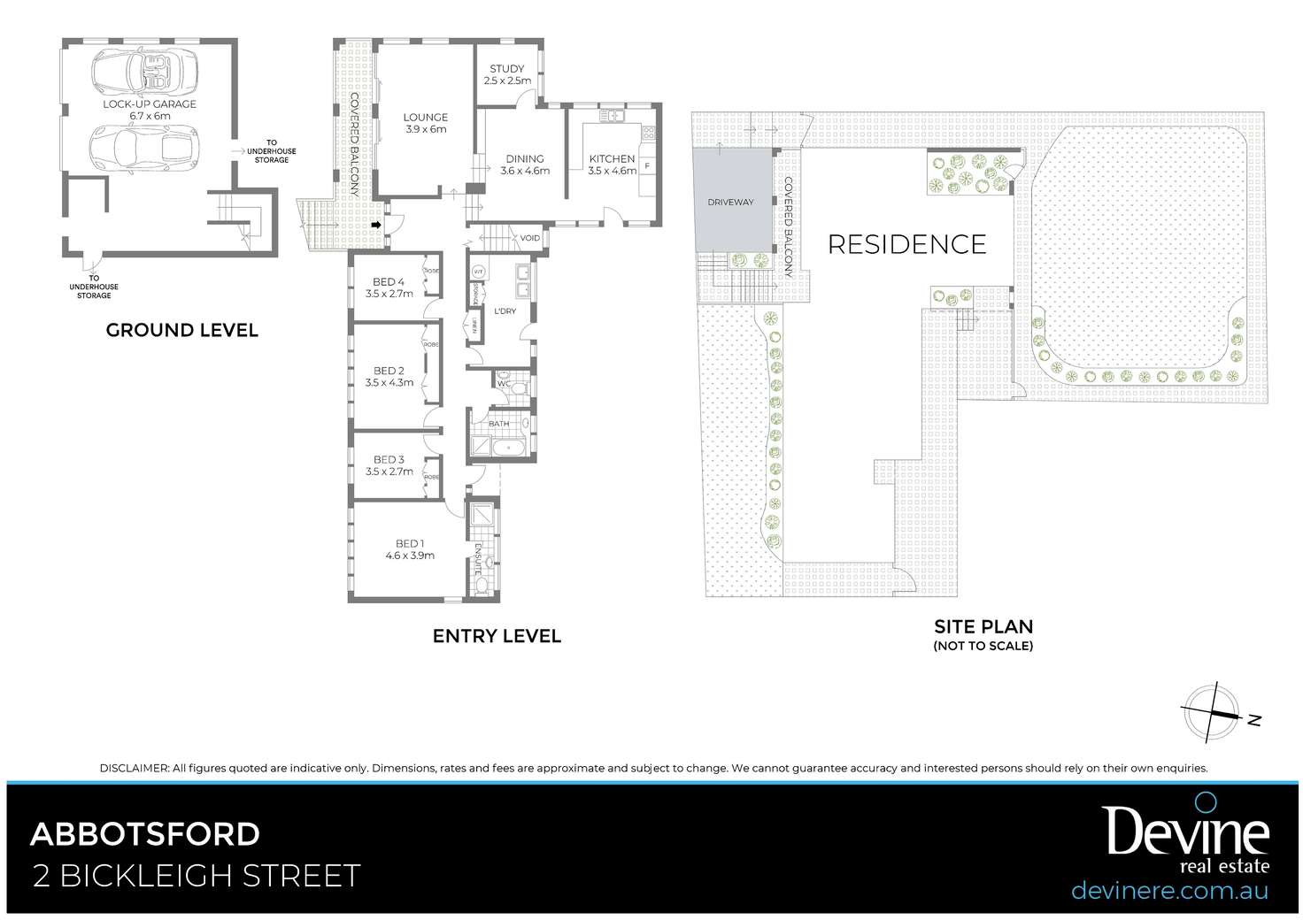 Floorplan of Homely house listing, 2 Bickleigh Street, Abbotsford NSW 2046