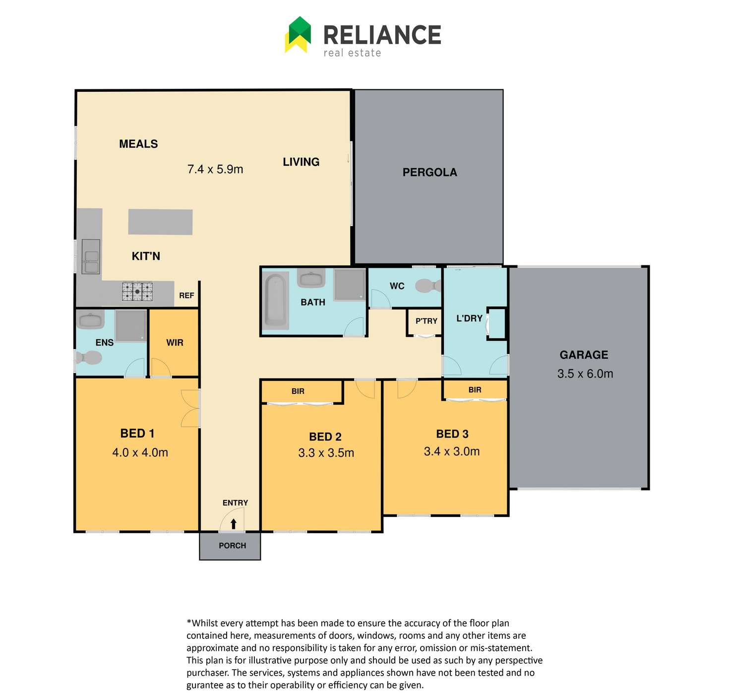 Floorplan of Homely unit listing, 2/33 Saltbush Crescent, Brookfield VIC 3338