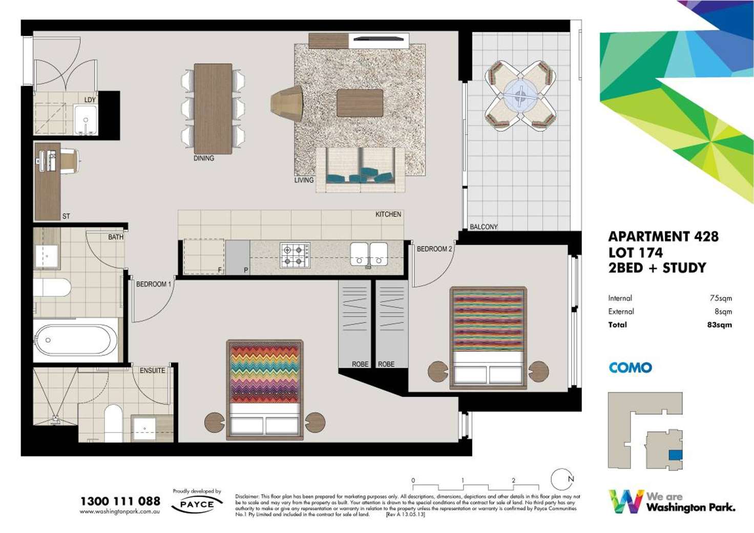 Floorplan of Homely apartment listing, 428/7 Washington Avenue, Riverwood NSW 2210