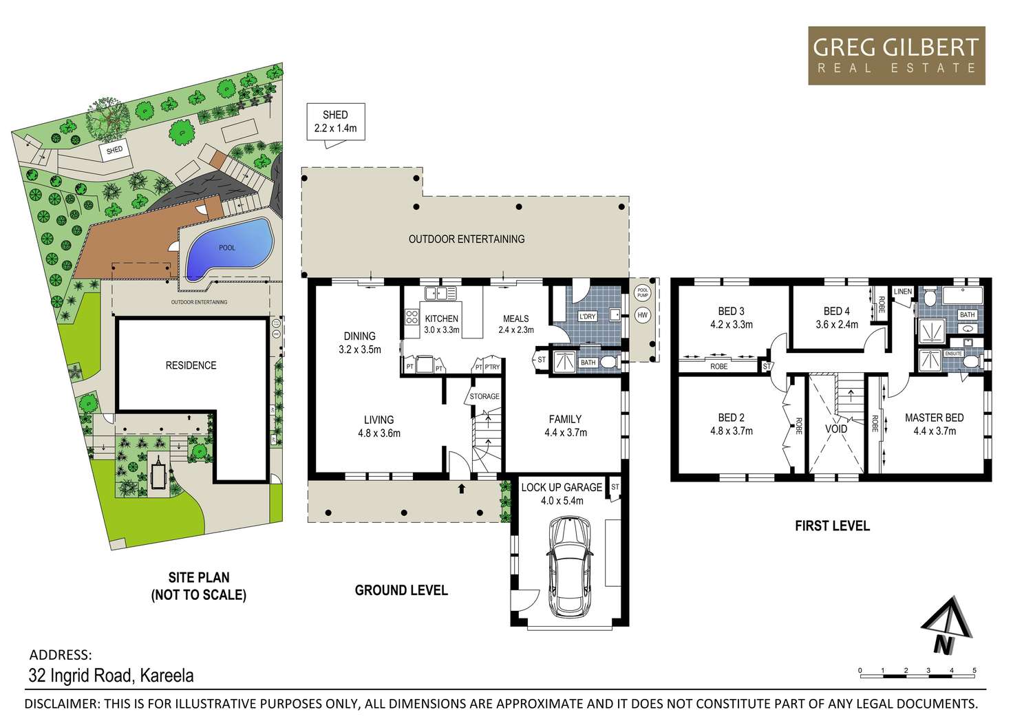 Floorplan of Homely house listing, 32 Ingrid Road, Kareela NSW 2232