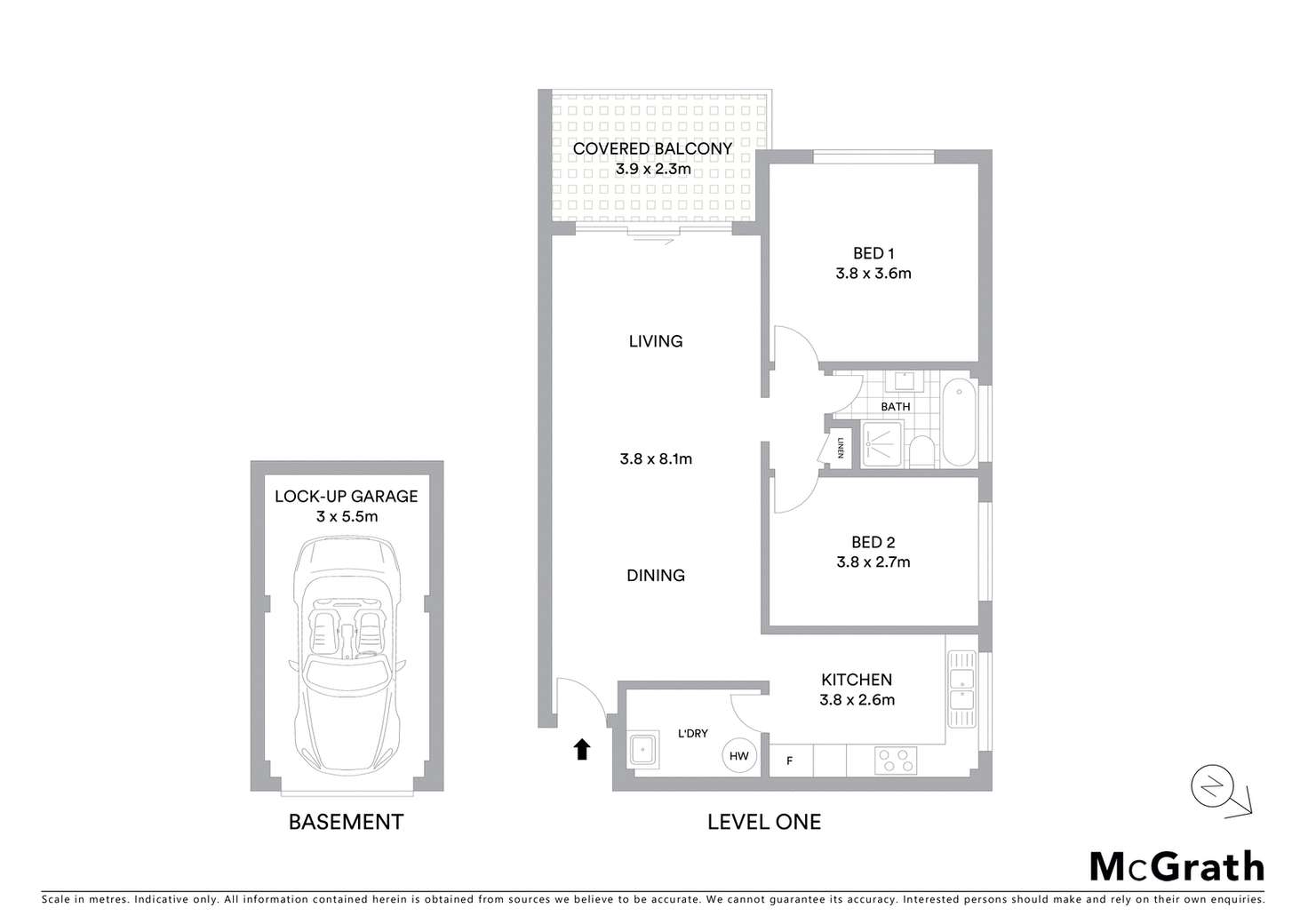 Floorplan of Homely unit listing, 6/11 St Georges Road, Penshurst NSW 2222