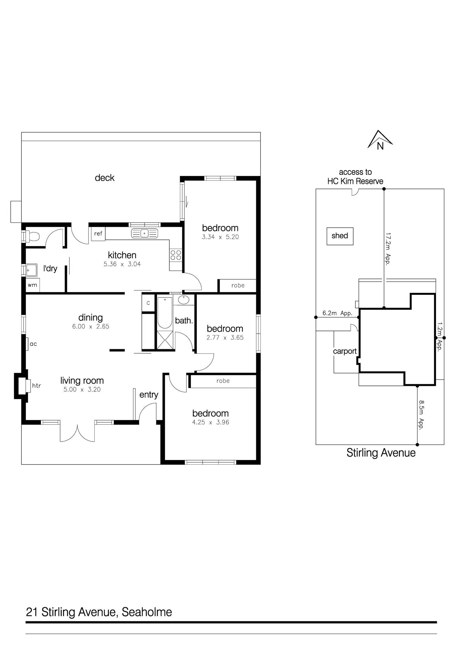 Floorplan of Homely house listing, 21 Stirling Avenue, Seaholme VIC 3018