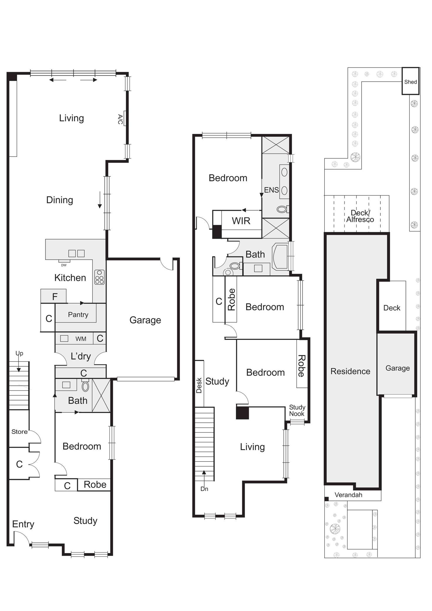 Floorplan of Homely house listing, 1/2 Amiriya Street, Bentleigh East VIC 3165