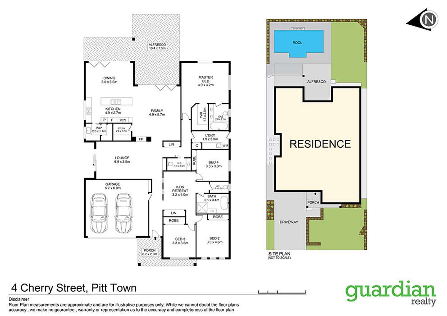 Floorplan of Homely house listing, 4 Cherry Street, Pitt Town NSW 2756