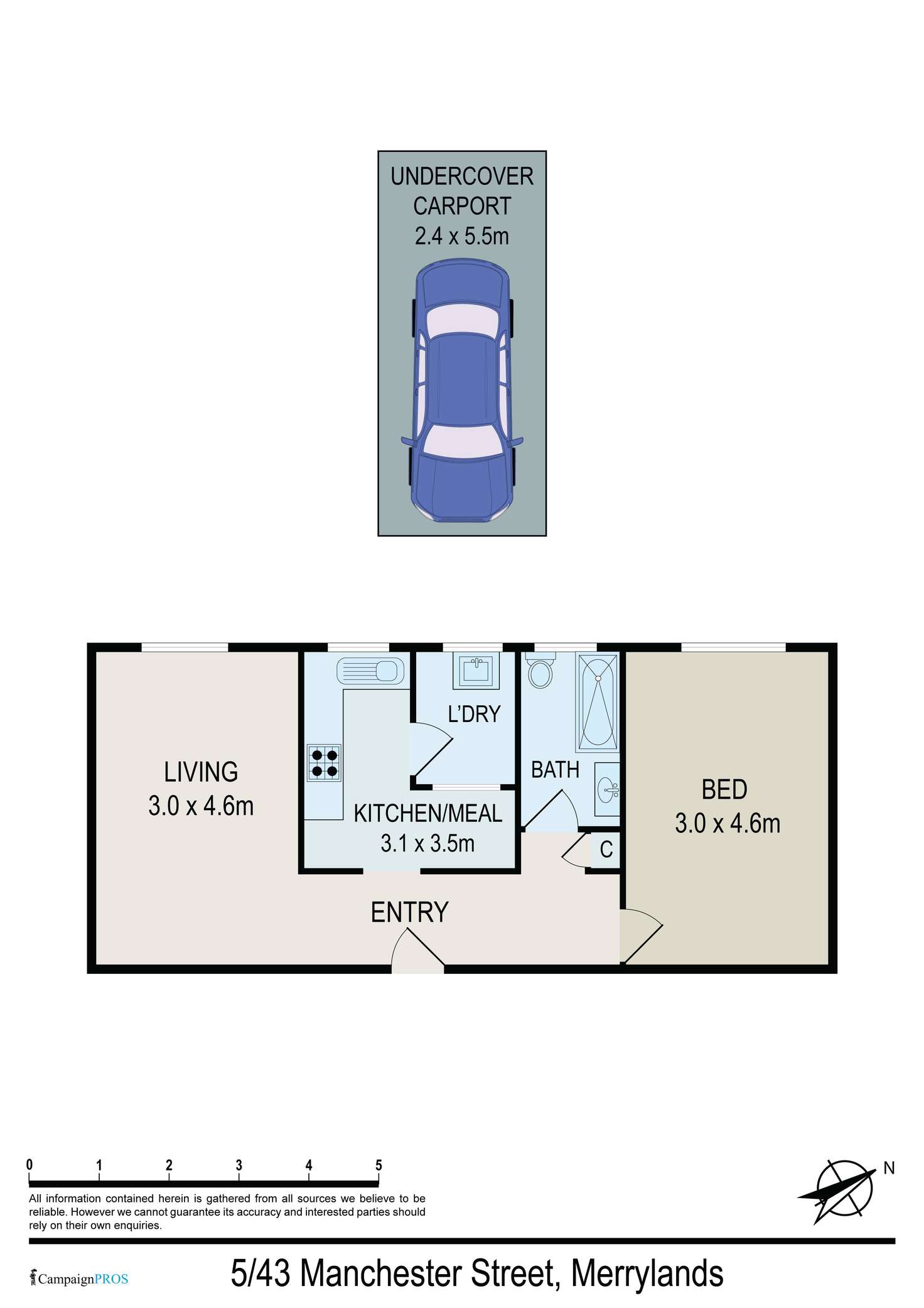Floorplan of Homely blockOfUnits listing, 43 Manchester Street, Merrylands NSW 2160