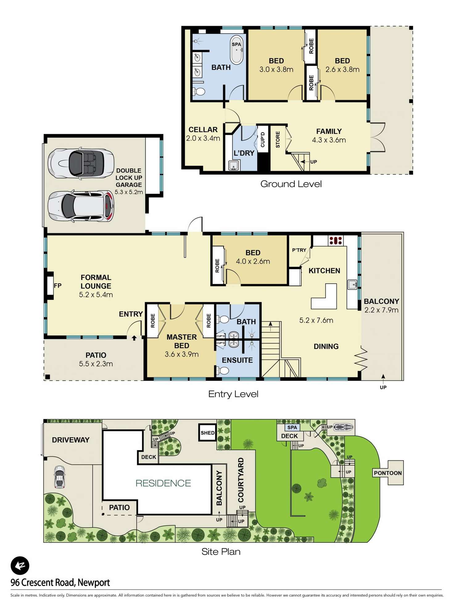 Floorplan of Homely house listing, 96 Crescent Road, Newport NSW 2106