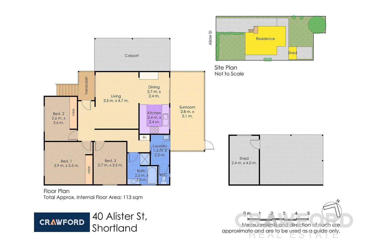 Floorplan of Homely house listing, 40 Alister Street, Shortland NSW 2307